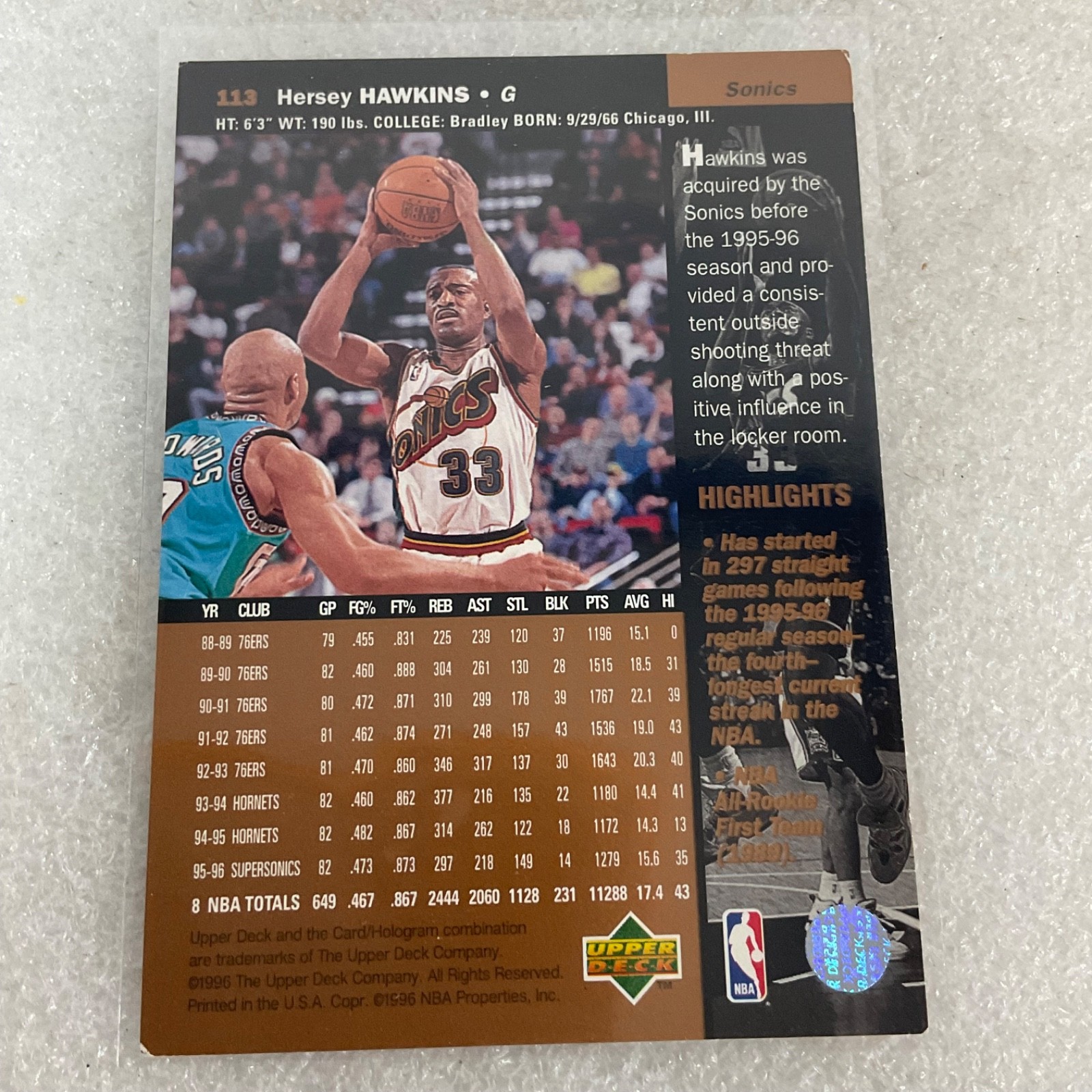1990s NBA 10 Card Lot Shawn Kemp Ron Harper Vin Baker Upper Deck Topps - Image 14