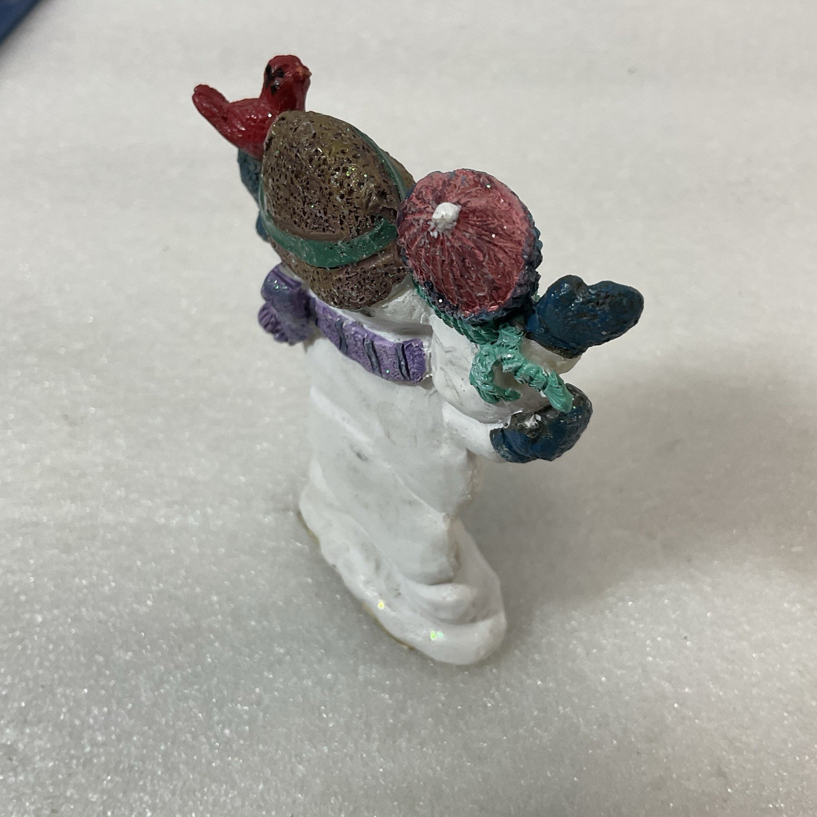 Vintage Ceramic Snowman Snowbaby 4” Tall Shelf Winter Decor - Image 6