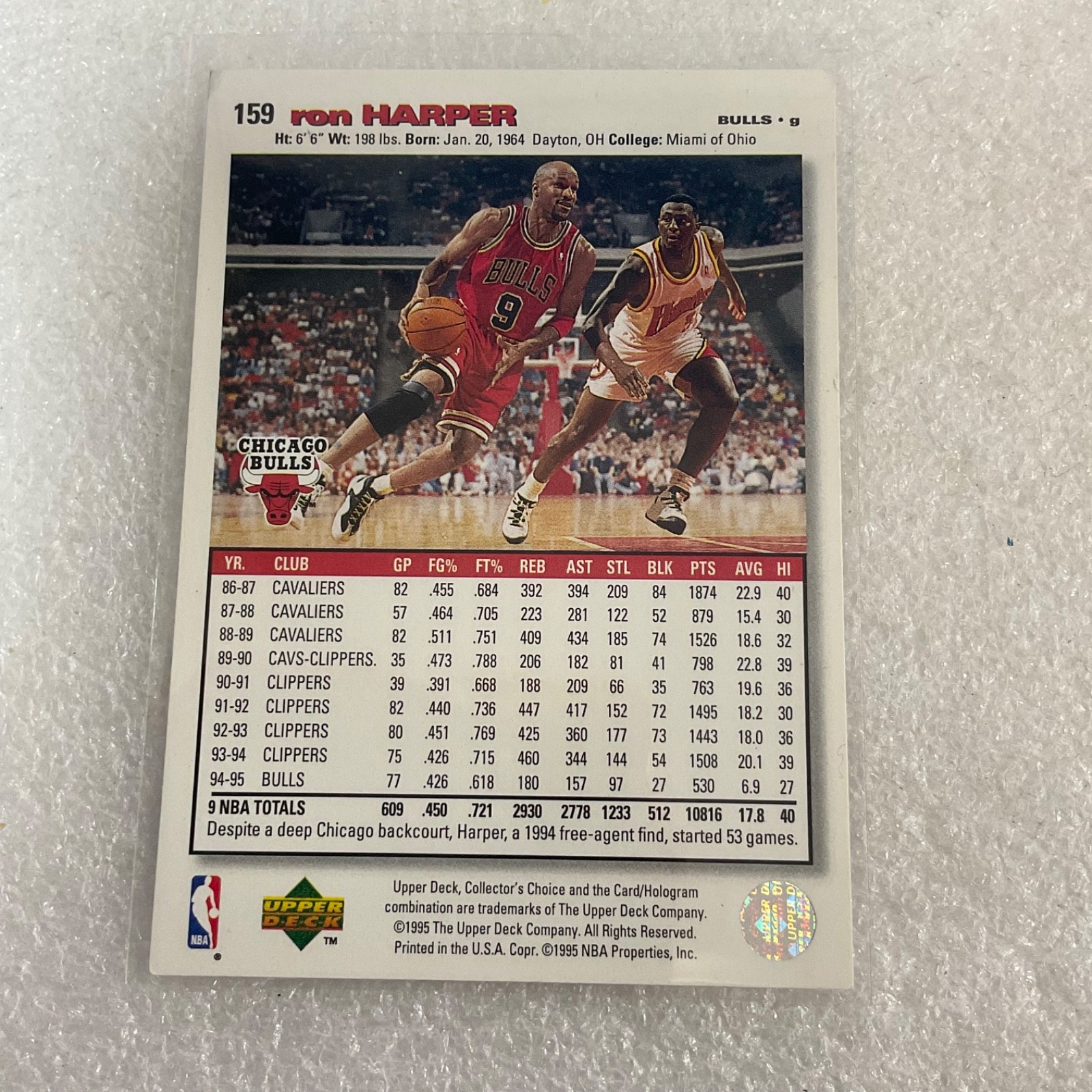 1990s NBA 10 Card Lot Shawn Kemp Ron Harper Vin Baker Upper Deck Topps - Image 19