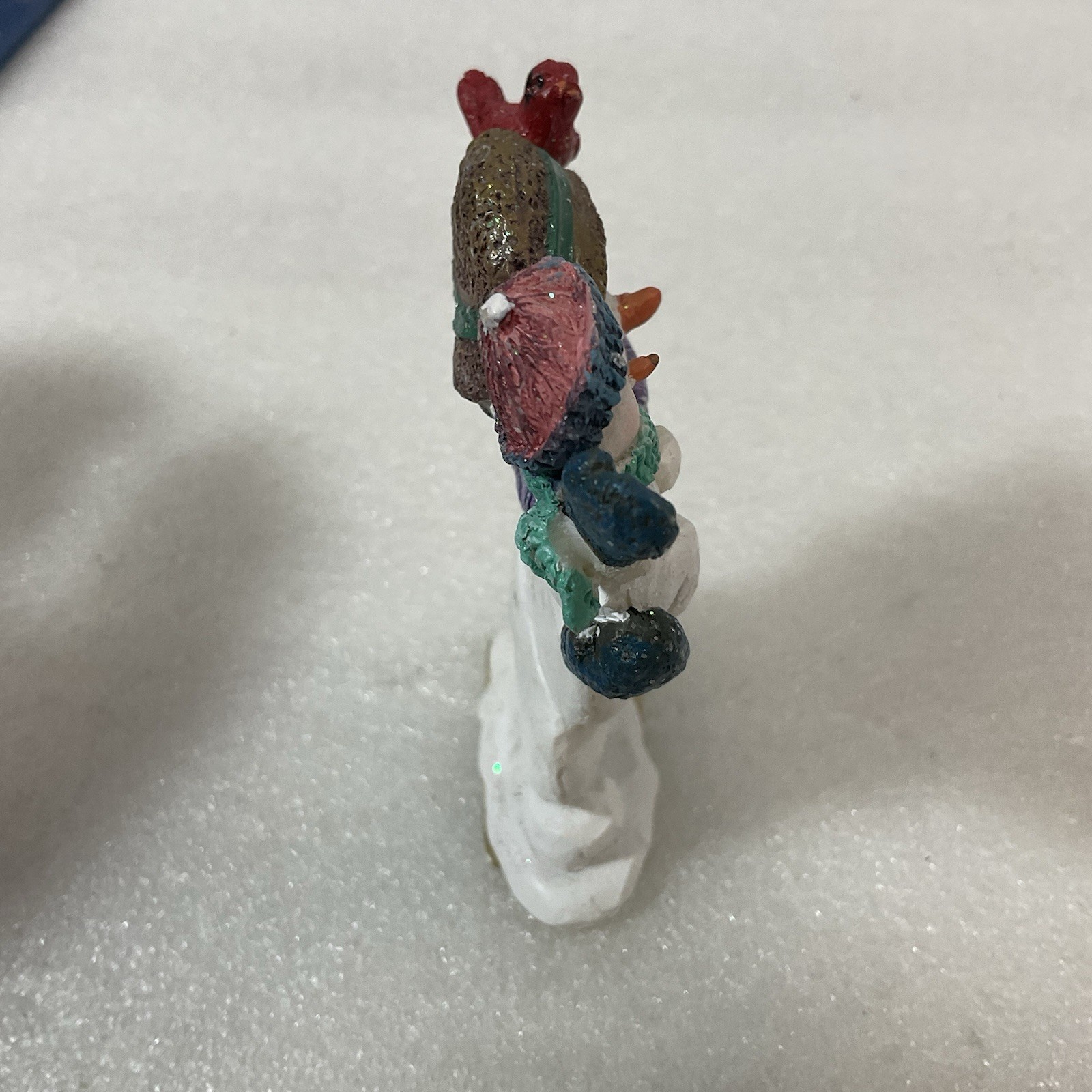 Vintage Ceramic Snowman Snowbaby 4” Tall Shelf Winter Decor - Image 5