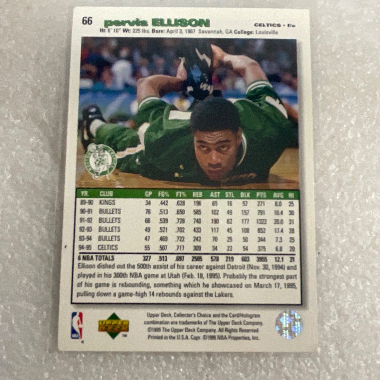 1990s NBA 10 Card Lot Upper Deck Fleer Horry Baker Gill Scott - Image 21