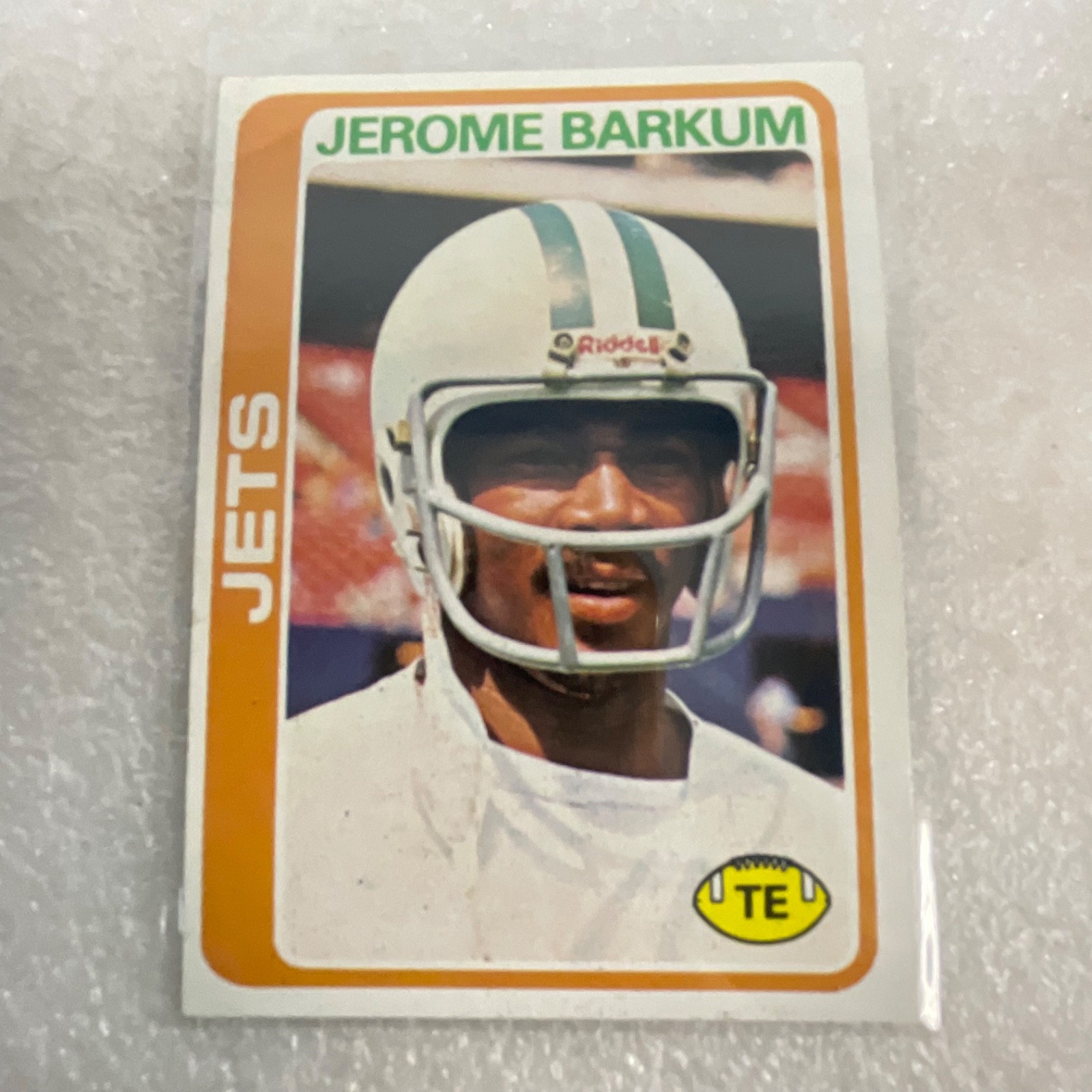 1976-80 Topps New York Jets Football 10 Card Lot Klecko Owens Barkum - Image 9