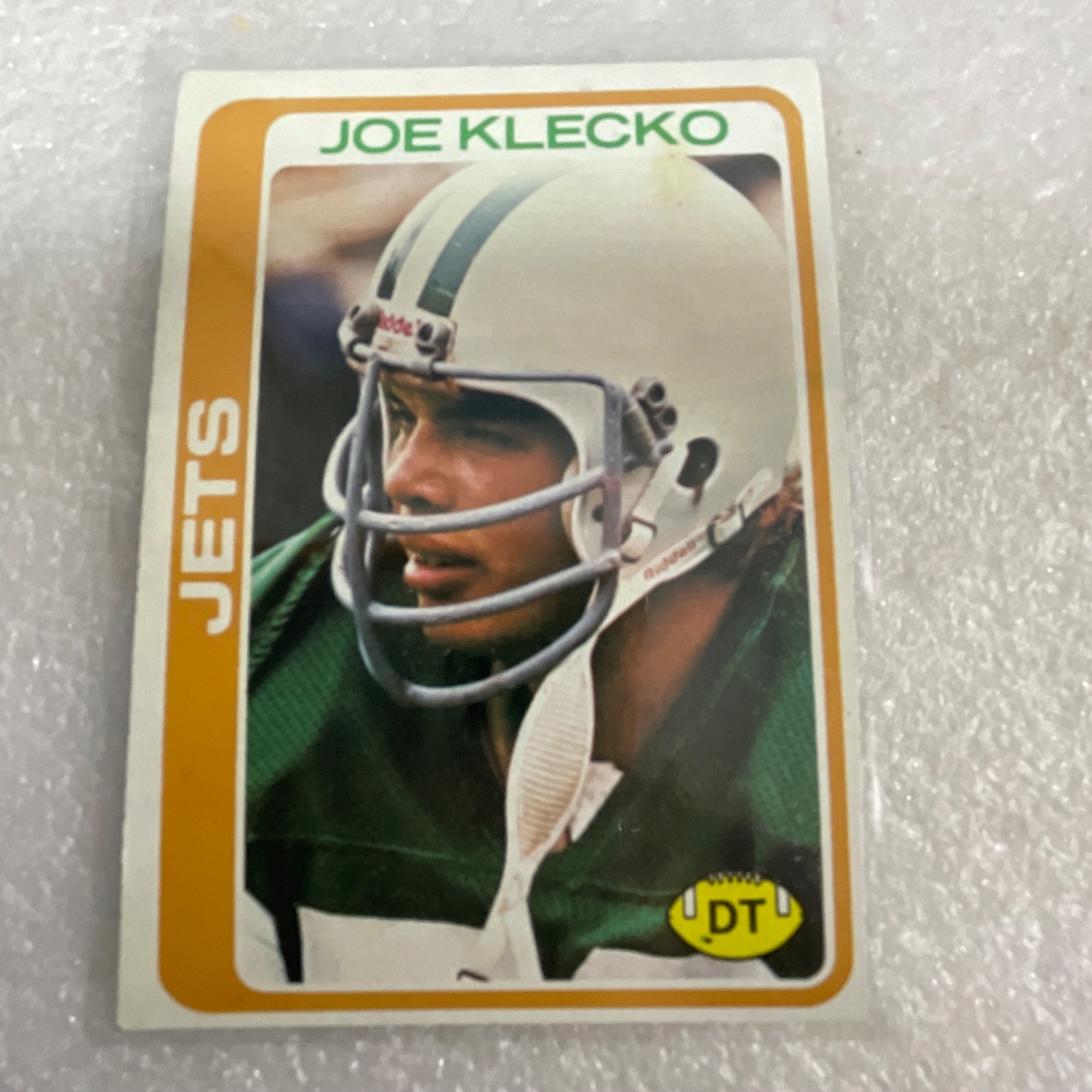 1976-80 Topps New York Jets Football 10 Card Lot Klecko Owens Barkum - Image 10