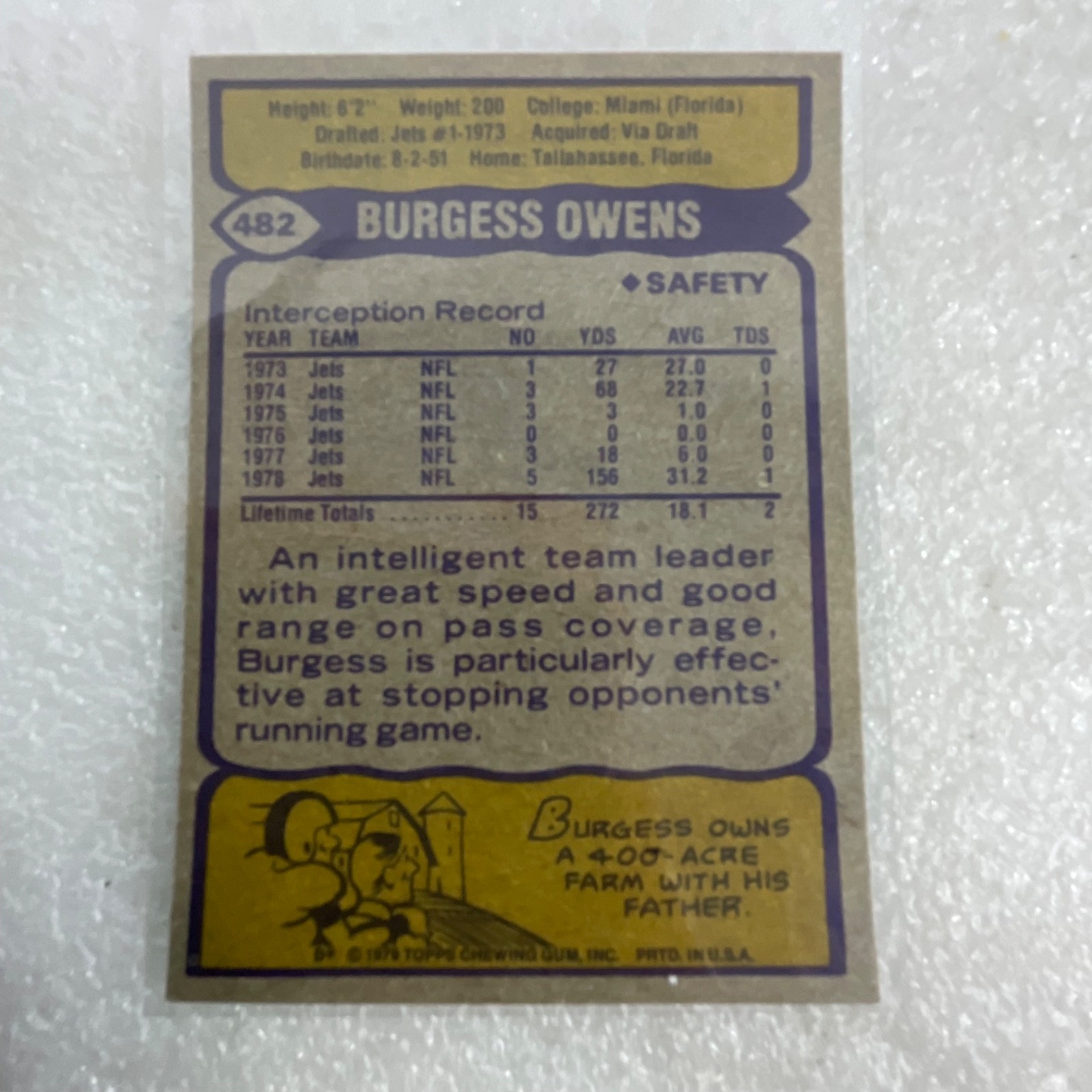 1976-80 Topps New York Jets Football 10 Card Lot Klecko Owens Barkum - Image 14