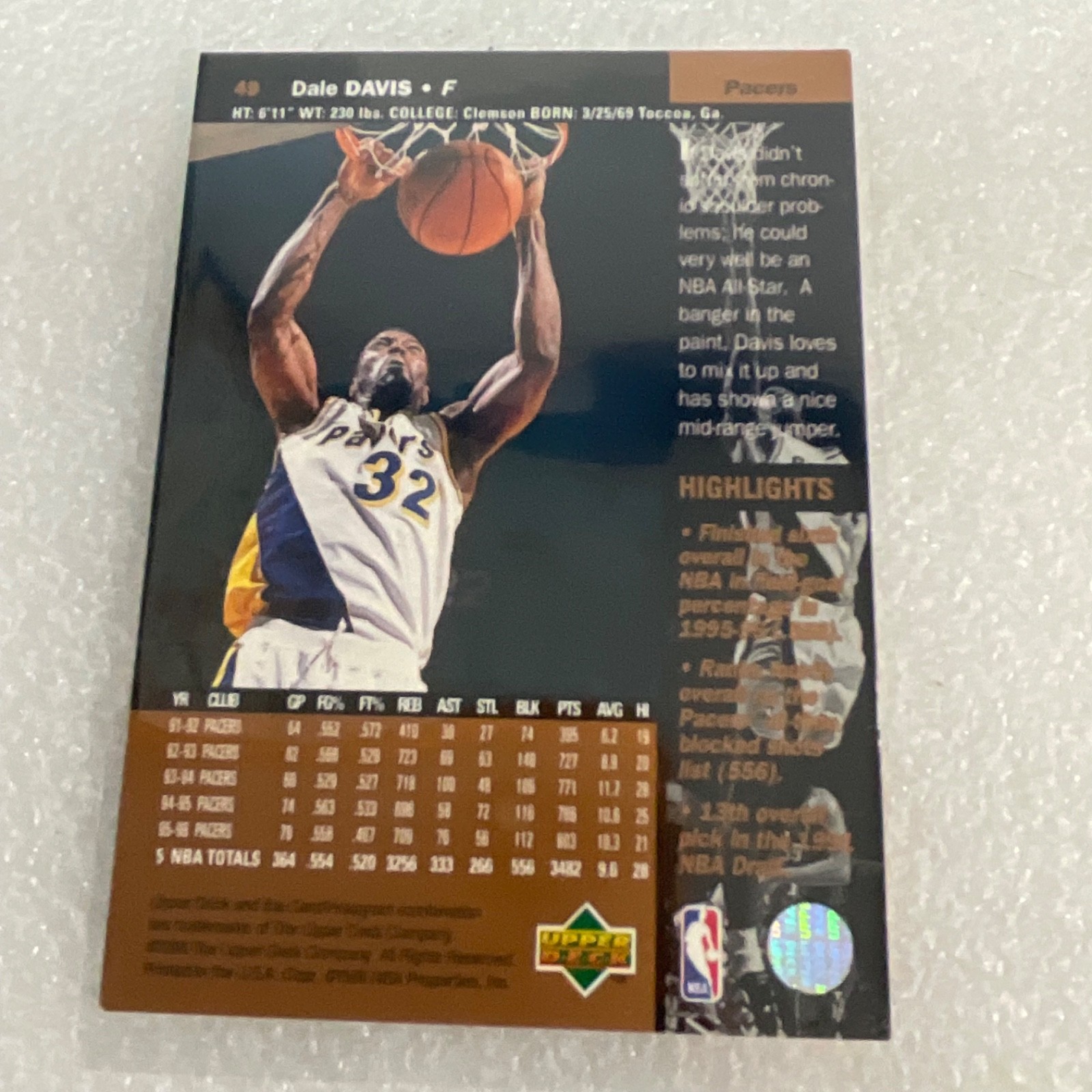 1990s Upper Deck Fleer NBA 10 Card Lot Kemp Mourning Brandon - Image 16