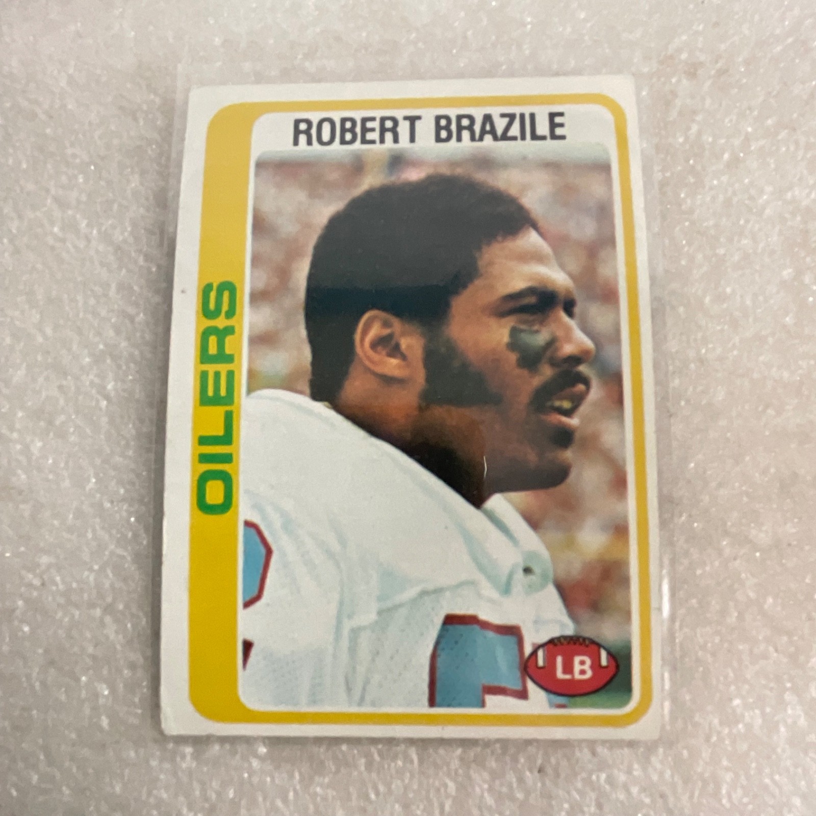 1978-80 Topps Football 10 Card Lot Bears Oilers Jets Brazile Hart - Image 8