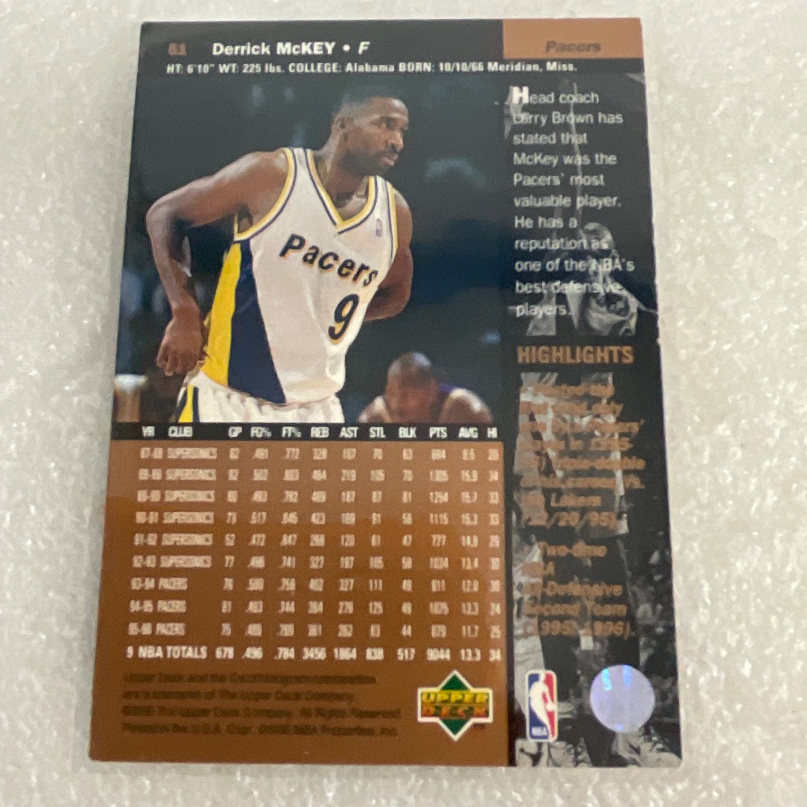 1990s Upper Deck Fleer NBA 10 Card Lot Kemp Mourning Brandon - Image 17