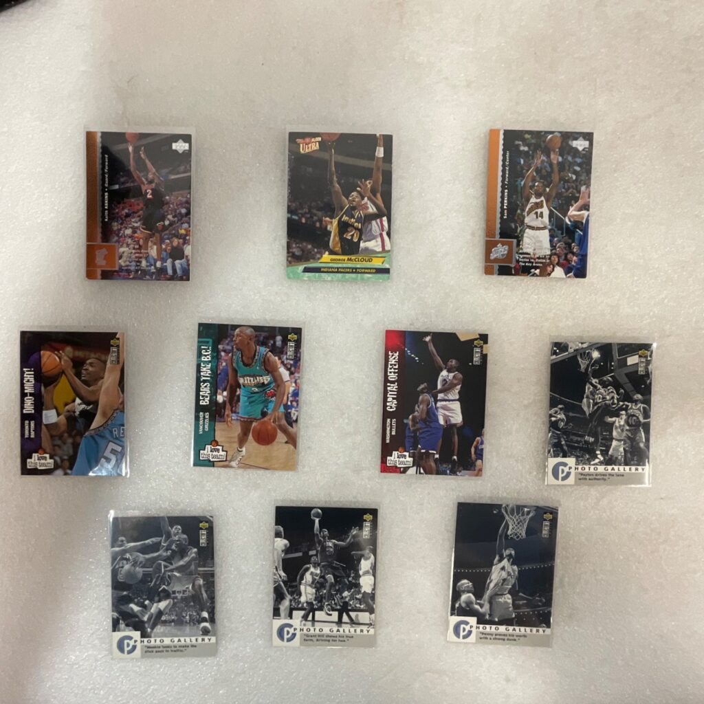 1995-96 NBA Collector's Choice Photo Gallery 10 Card Lot Webber Hill Penny - Image 1