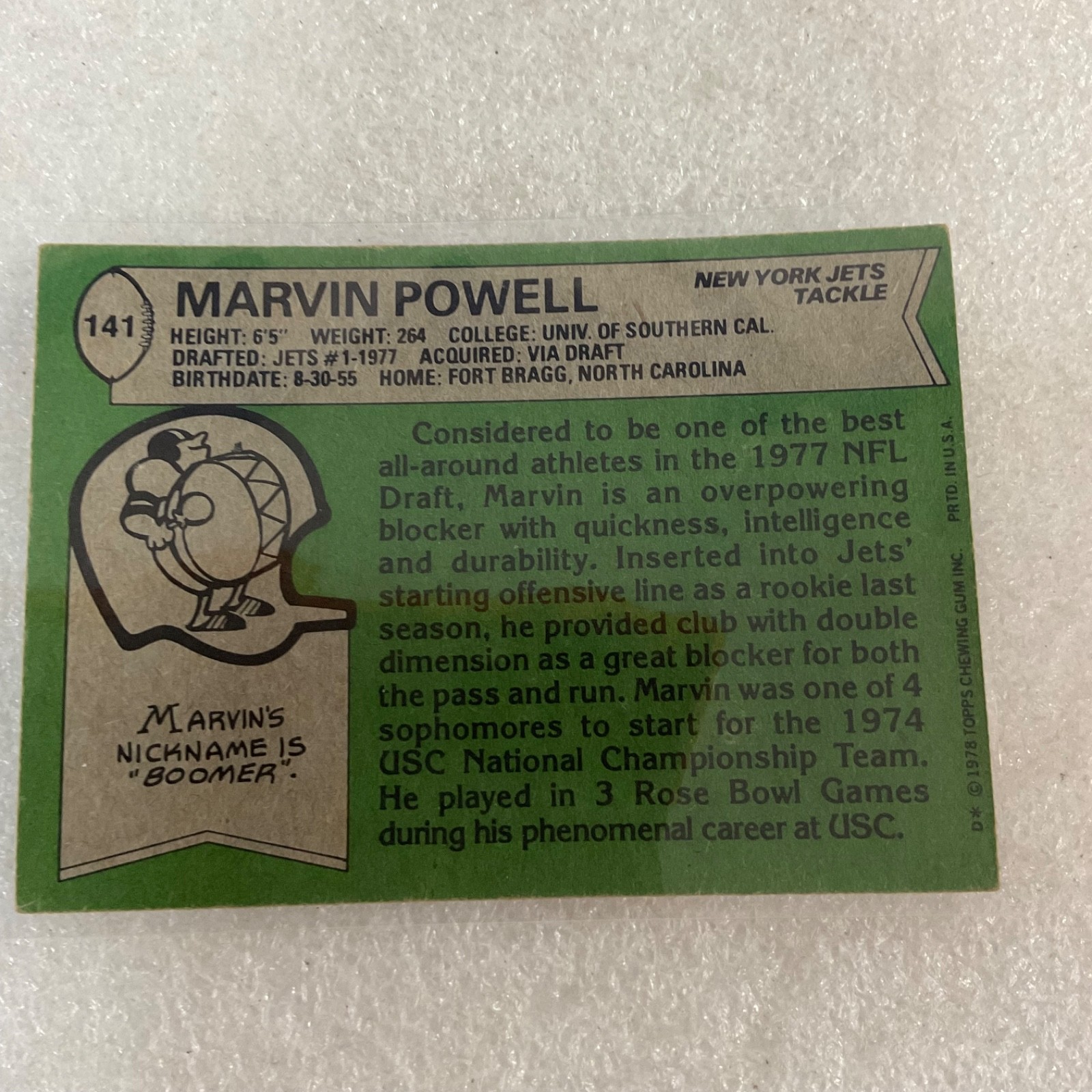 1978 Topps Football Jets 10 Card Lot Richard Todd Bruce Harper Checklist - Image 19
