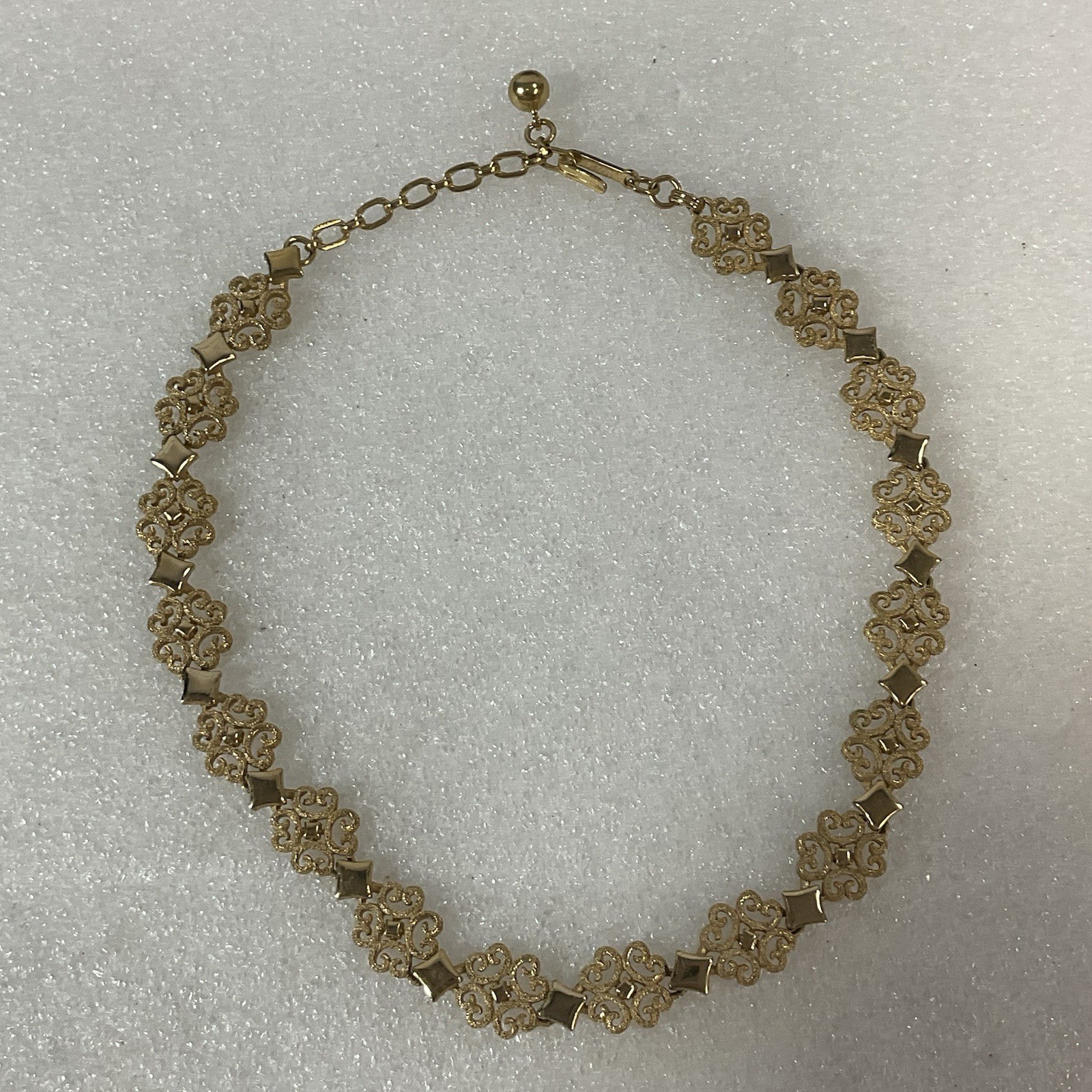 Vintage Avon Gold Toned Statement Chocker Necklace 14-16” - Image 10