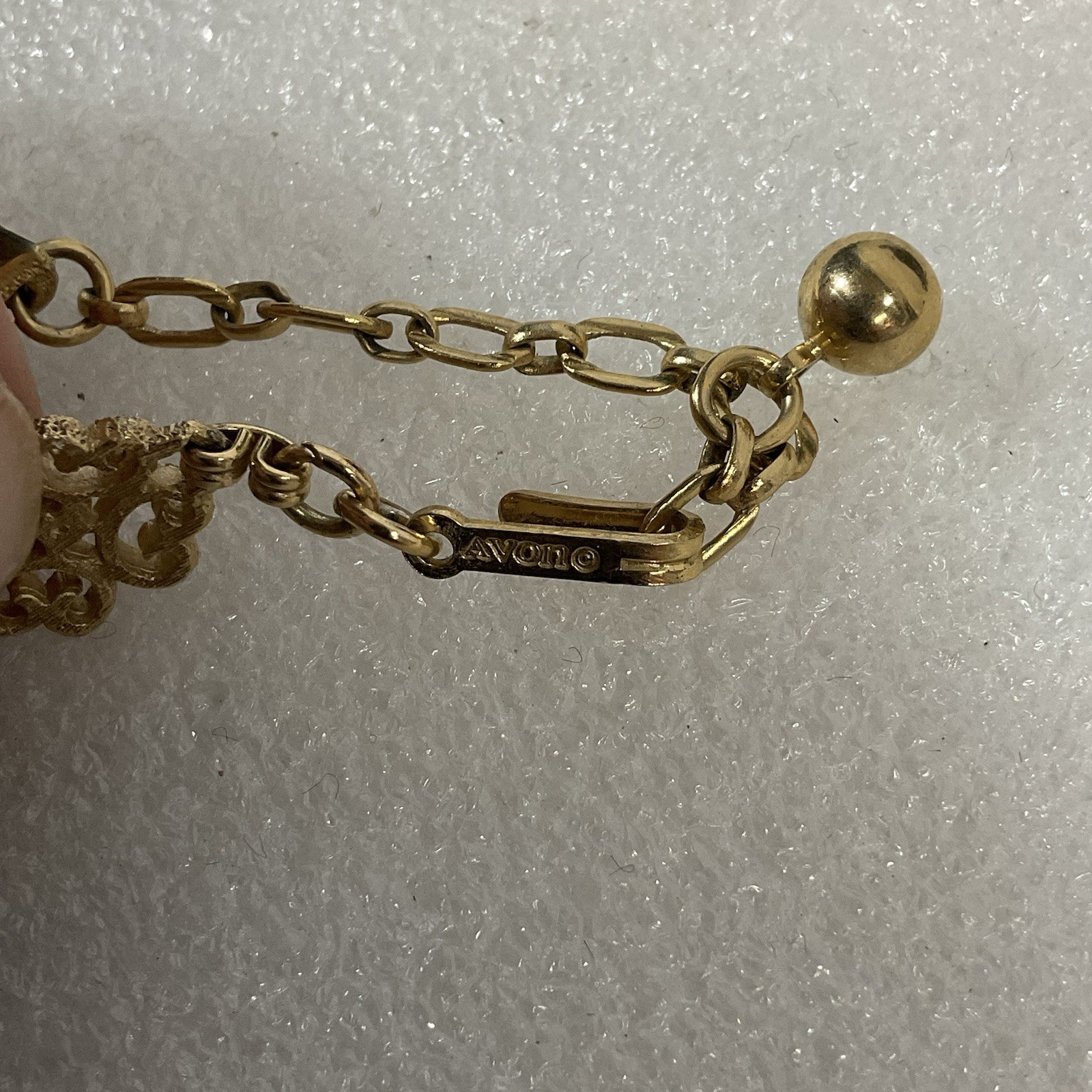 Vintage Avon Gold Toned Statement Chocker Necklace 14-16” - Image 15