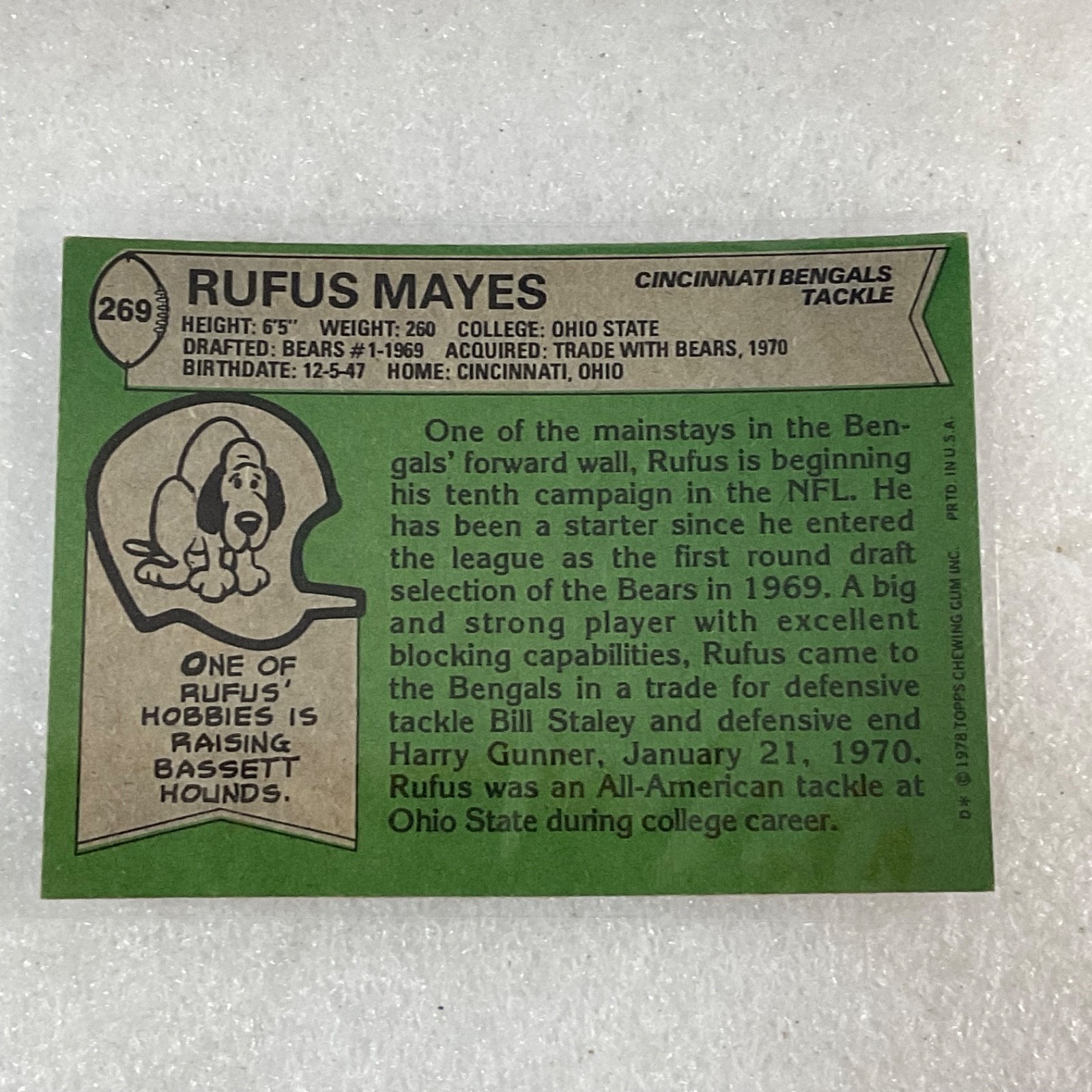 1976-81 Topps Cincinnati Bengals Football 10 Card Lot Archie Griffin - Image 22