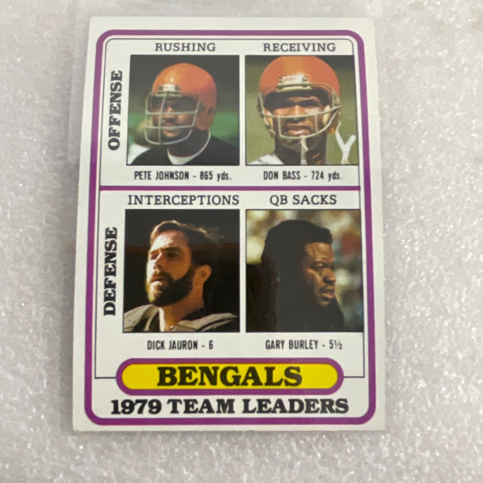 1976-81 Topps NFL Browns Bengals 10 Card Lot Clay Matthews Sipe - Image 4