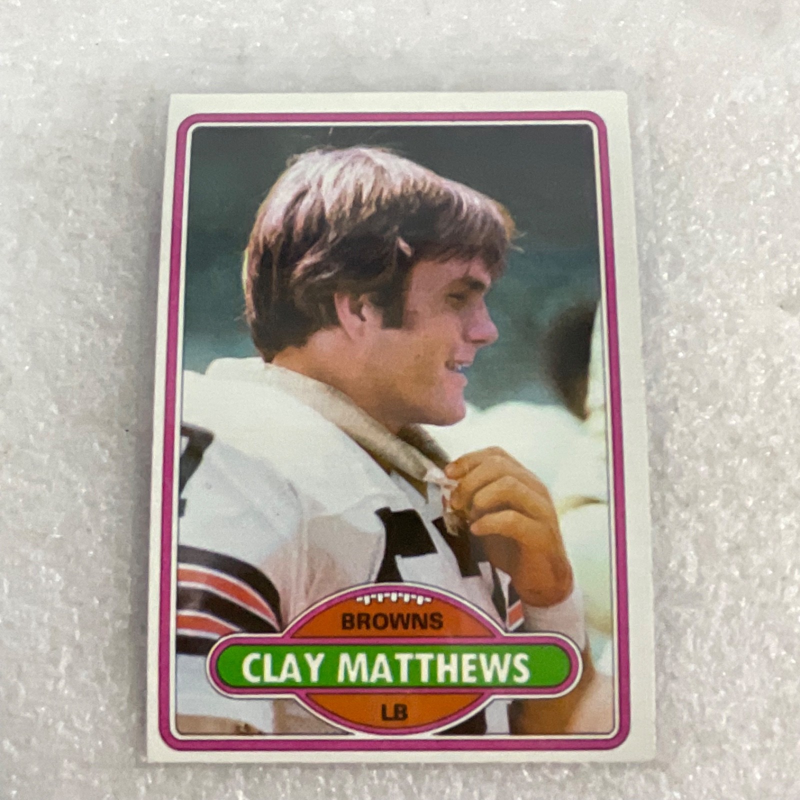 1976-81 Topps NFL Browns Bengals 10 Card Lot Clay Matthews Sipe - Image 12