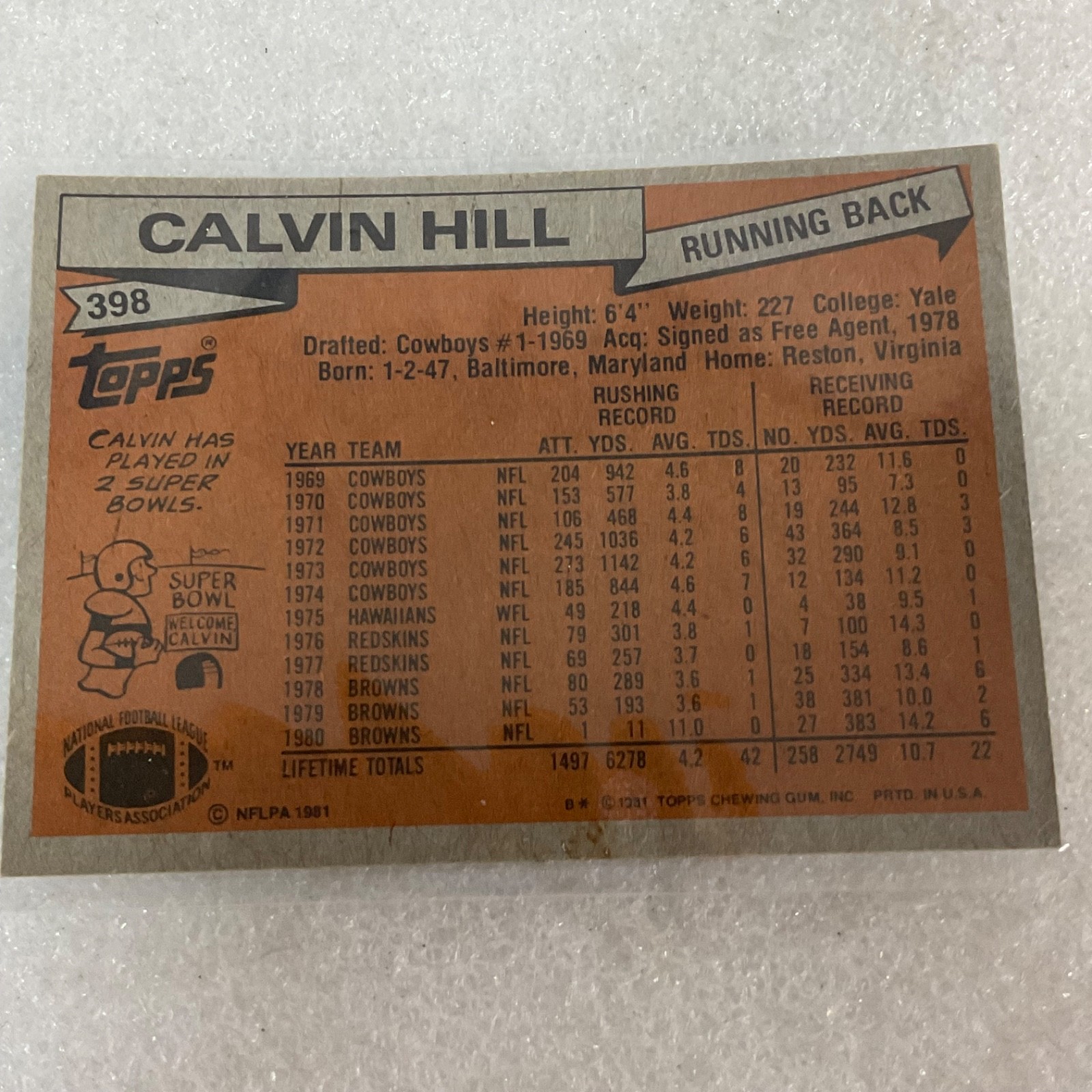 1976-81 Topps NFL Browns Bengals 10 Card Lot Clay Matthews Sipe - Image 19