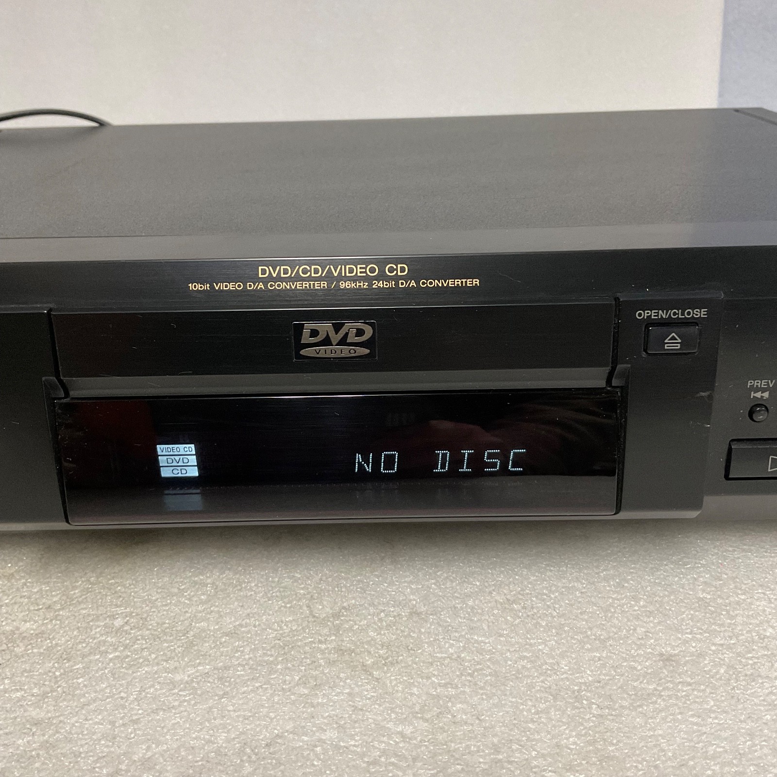 Sony DVP-S330 DVD CD Video Player Black Tested Works Clean Energy Star No Remote - Image 2