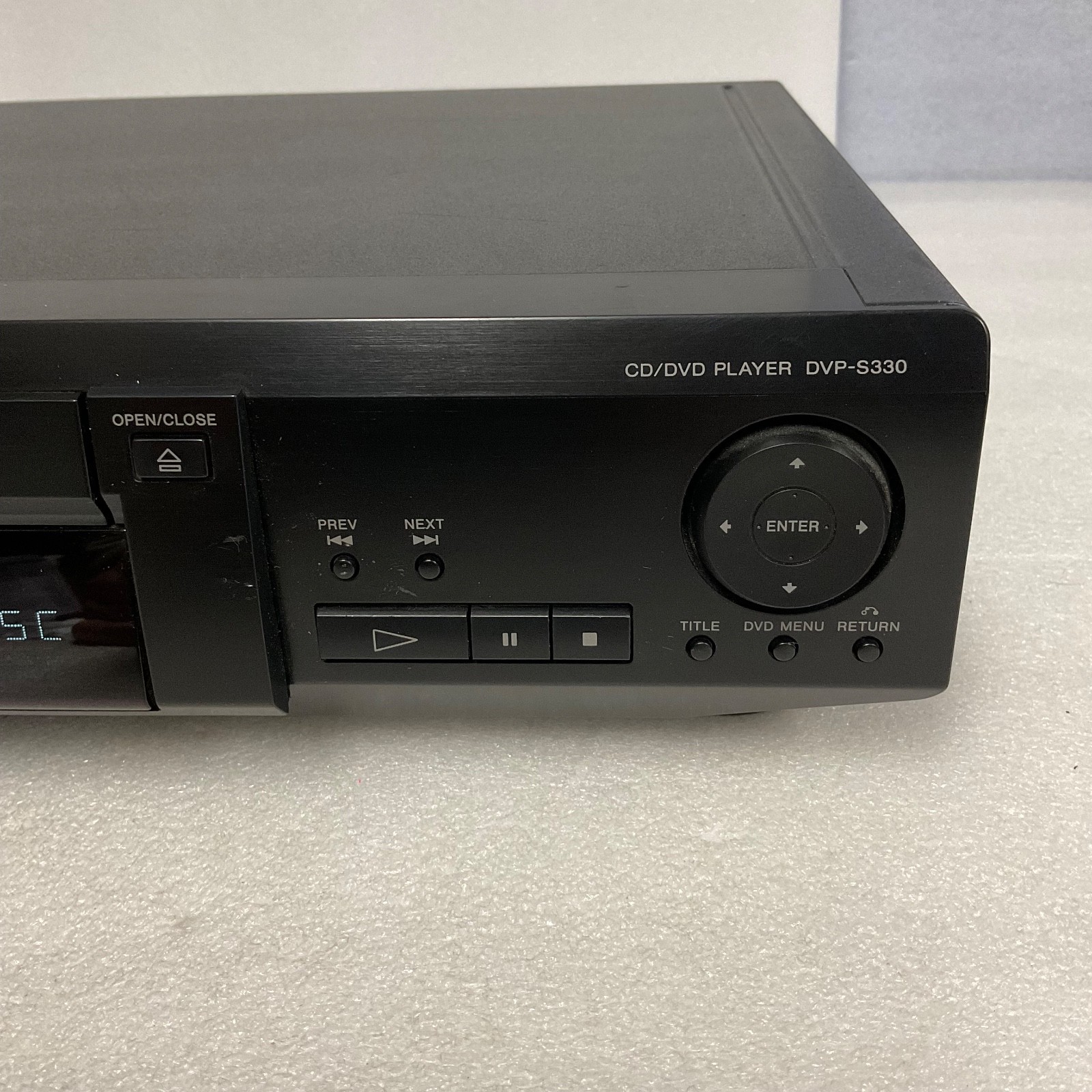 Sony DVP-S330 DVD CD Video Player Black Tested Works Clean Energy Star No Remote - Image 4