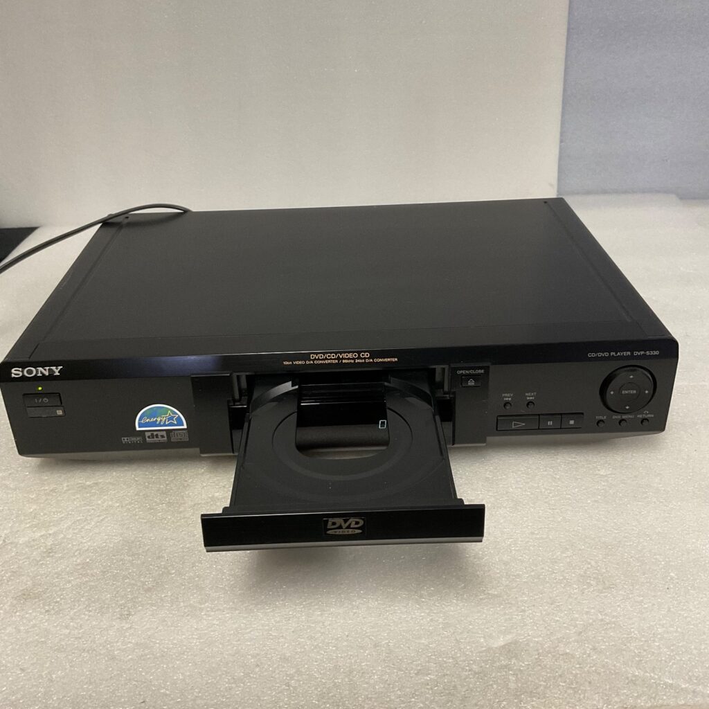 Sony DVP-S330 DVD CD Video Player Black Tested Works Clean Energy Star No Remote - Image 1