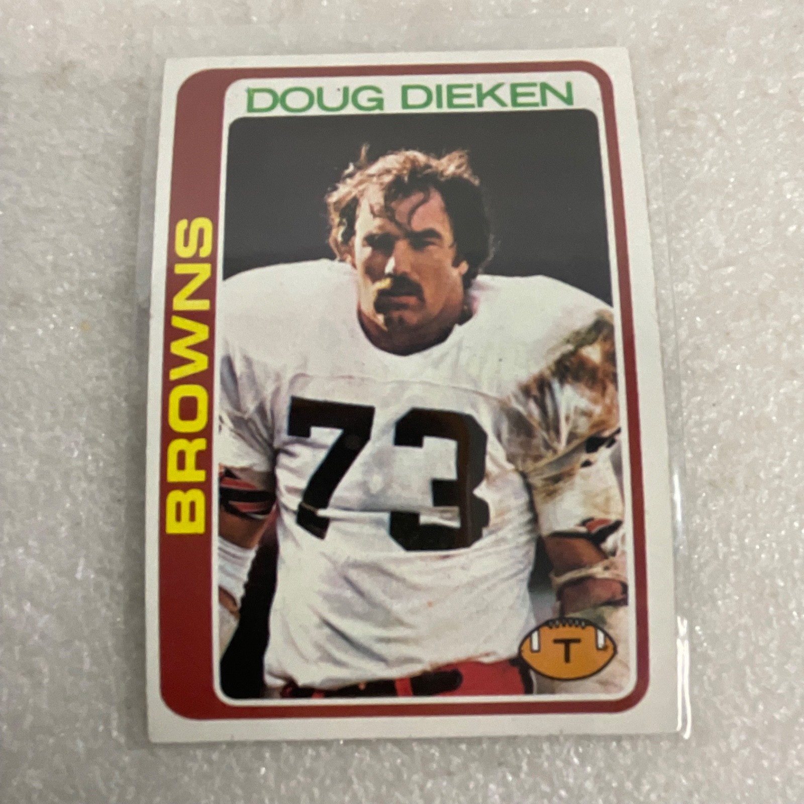 1978 1979 1980 Topps Browns Football 10 Card Lot Pruitt Dieken Logan - Image 5