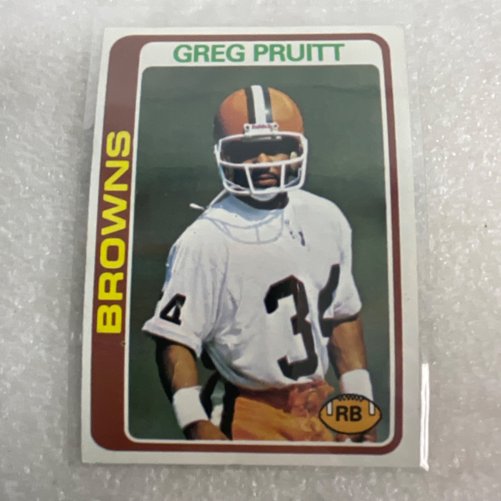 1978 1979 1980 Topps Browns Football 10 Card Lot Pruitt Dieken Logan - Image 8