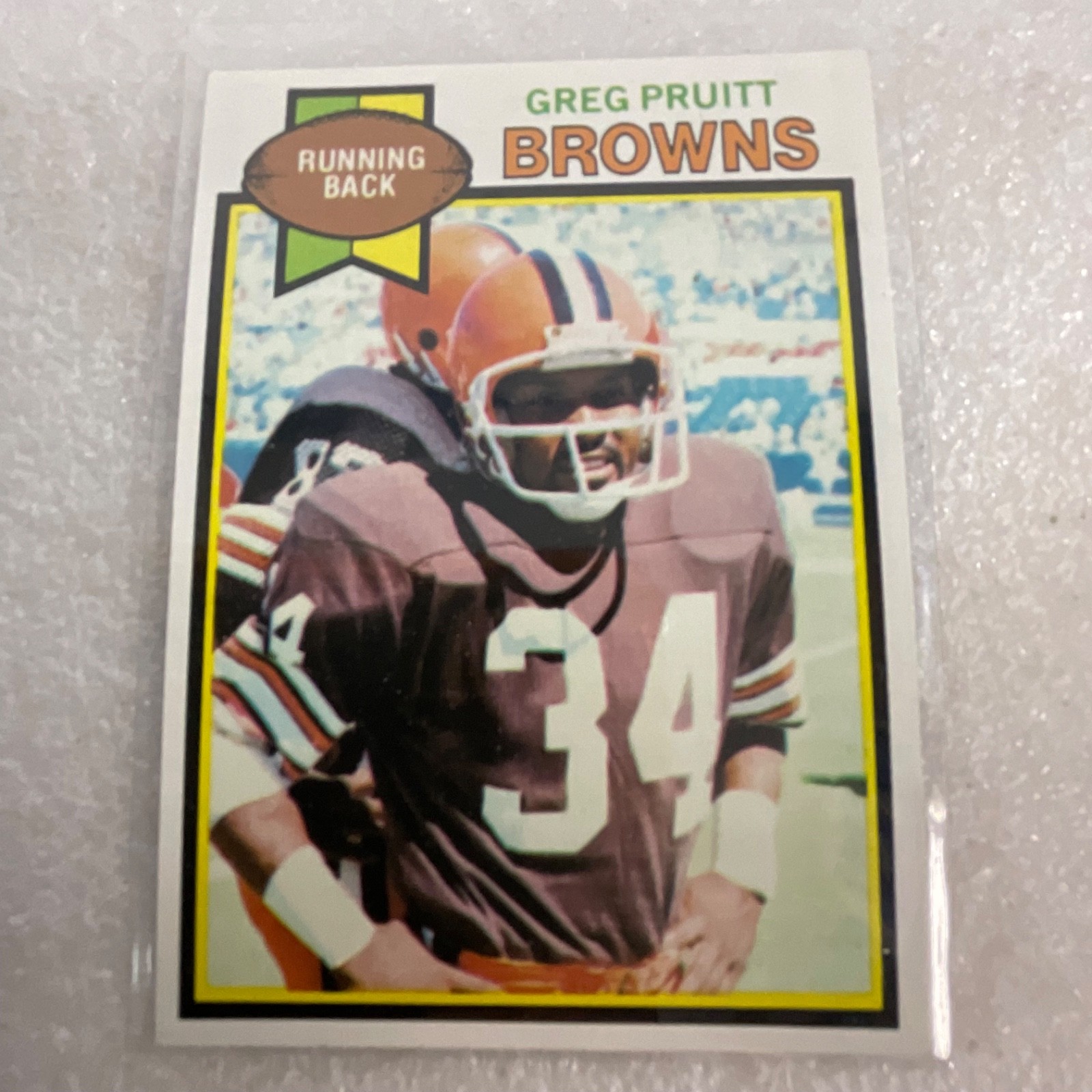 1978 1979 1980 Topps Browns Football 10 Card Lot Pruitt Dieken Logan - Image 9