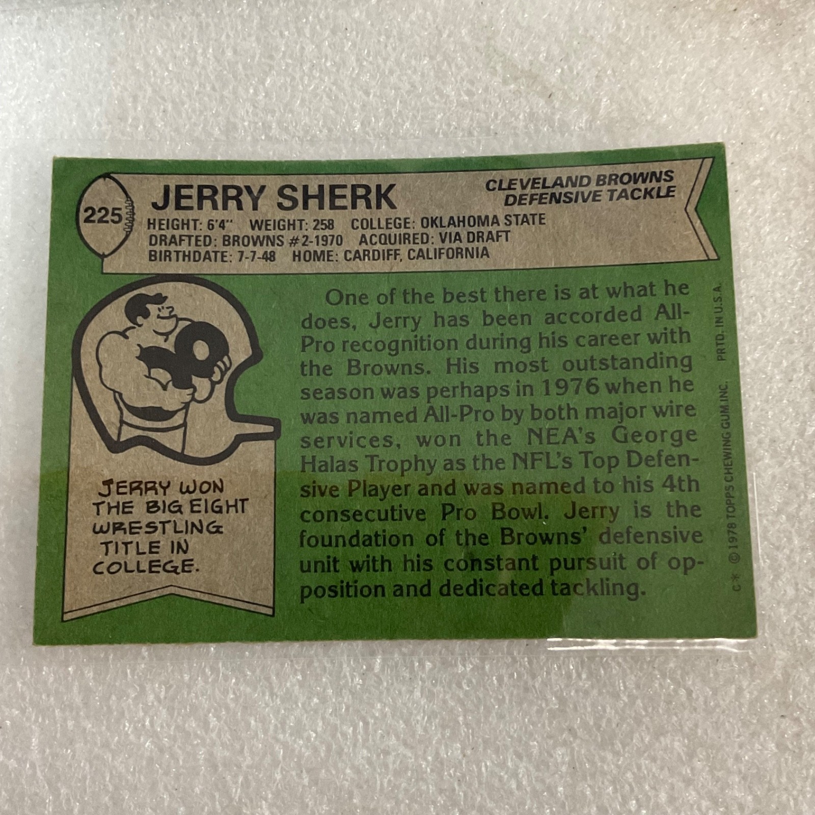 1978 1979 1980 Topps Browns Football 10 Card Lot Pruitt Dieken Logan - Image 21