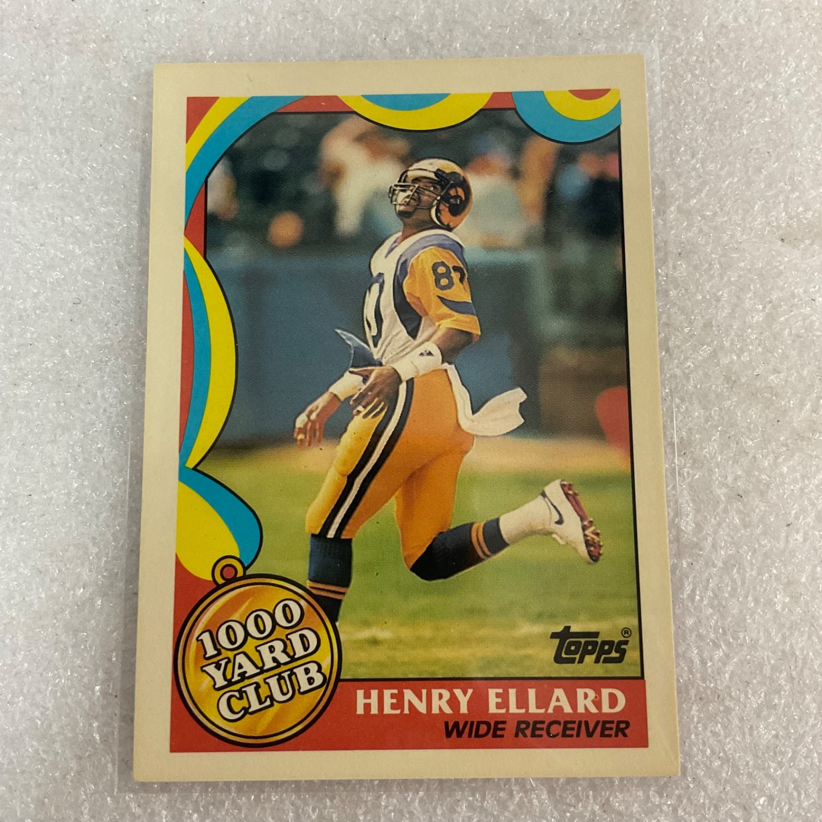 1976-89 Topps Football 10 Card Lot Campbell Kelly 1000 Yard Club - Image 12