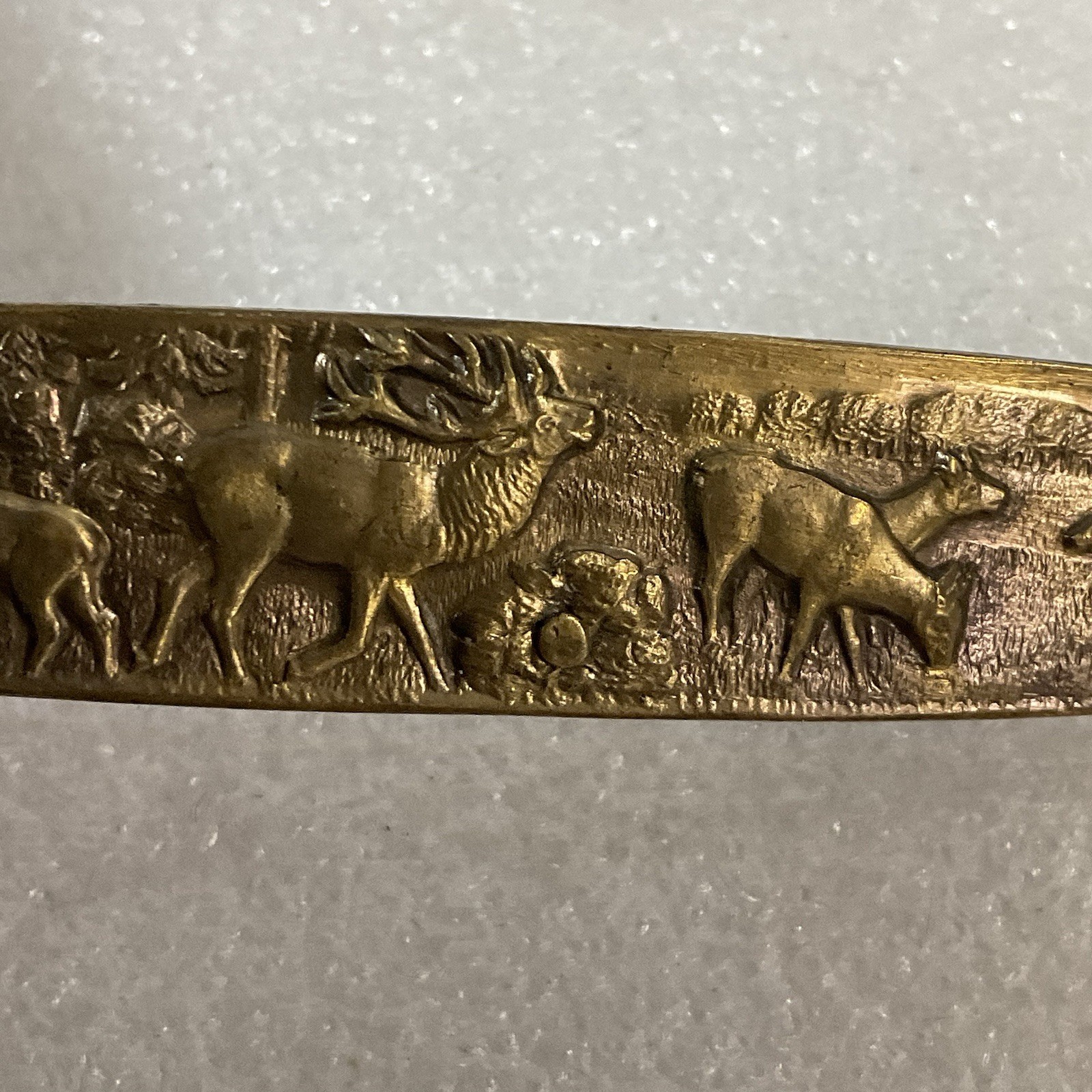 Soligen Germany Antique Brass Hunting Stag Pocket Knife 2 Blades - Image 16