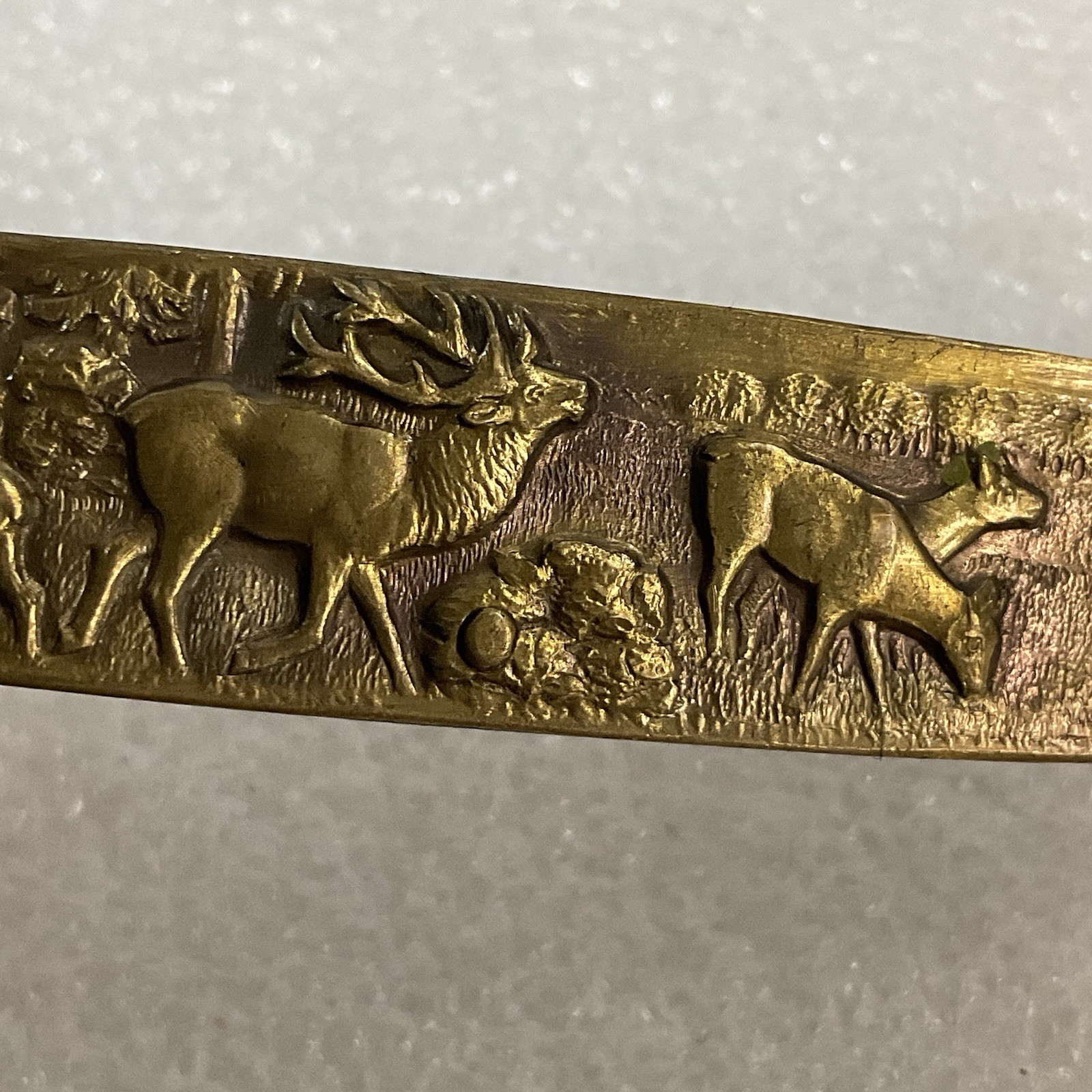 Soligen Germany Antique Brass Hunting Stag Pocket Knife 2 Blades - Image 19