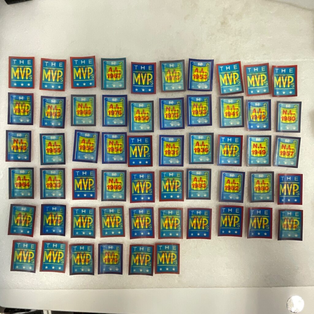 1990 Score The MVP's Lenticular Trivia Card Set Complete 56 Cards - Image 1