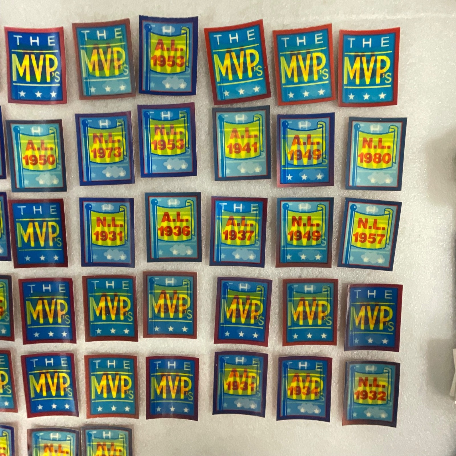 1990 Score The MVP's Lenticular Trivia Card Set Complete 56 Cards - Image 12