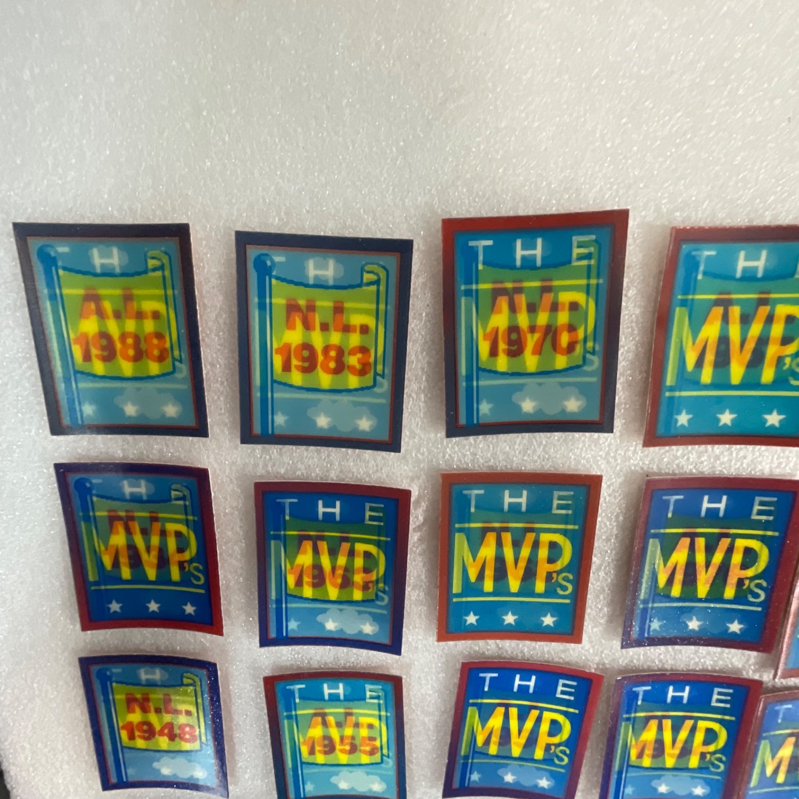 1990 Score The MVP's Lenticular Trivia Card Set Complete 56 Cards - Image 15