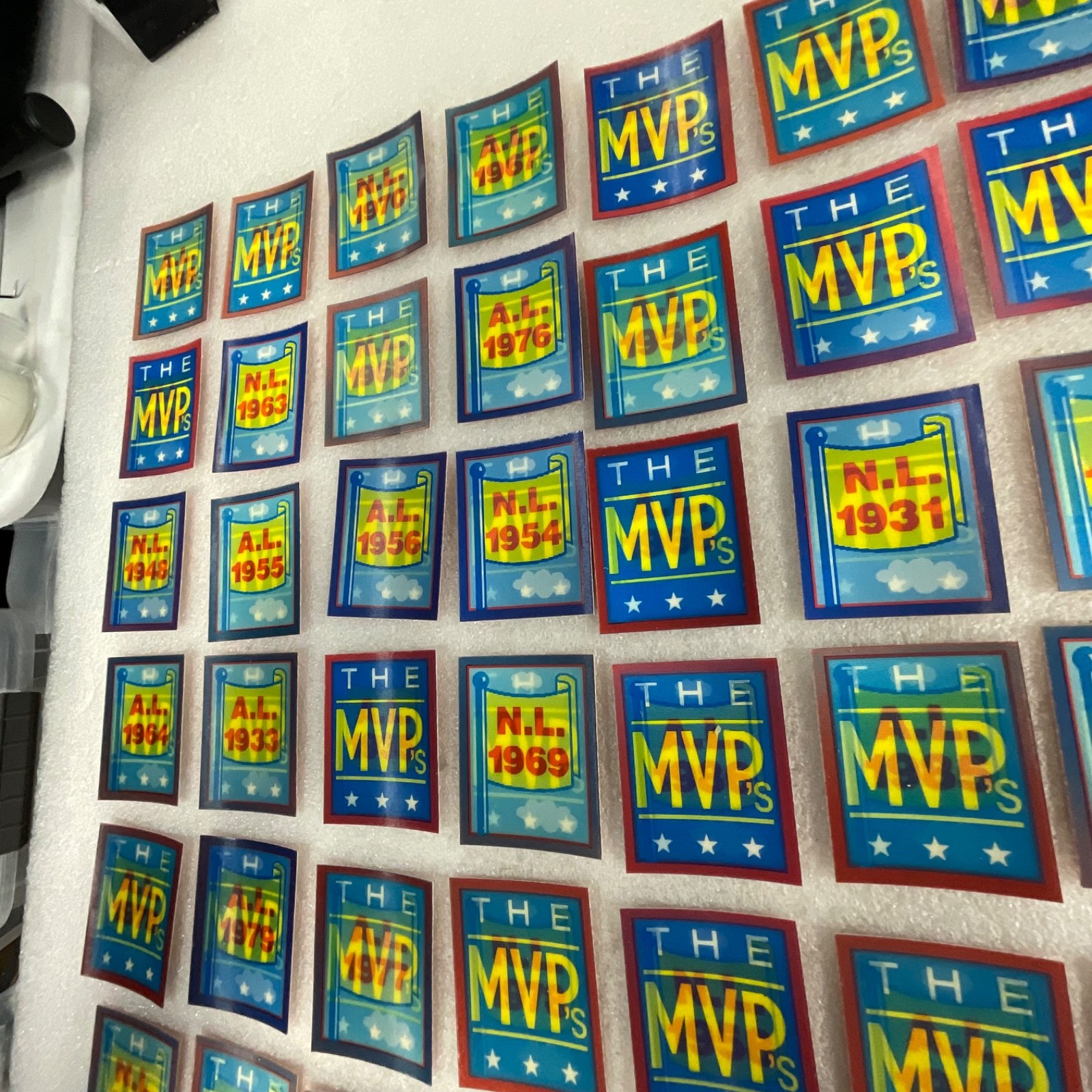 1990 Score The MVP's Lenticular Trivia Card Set Complete 56 Cards - Image 14