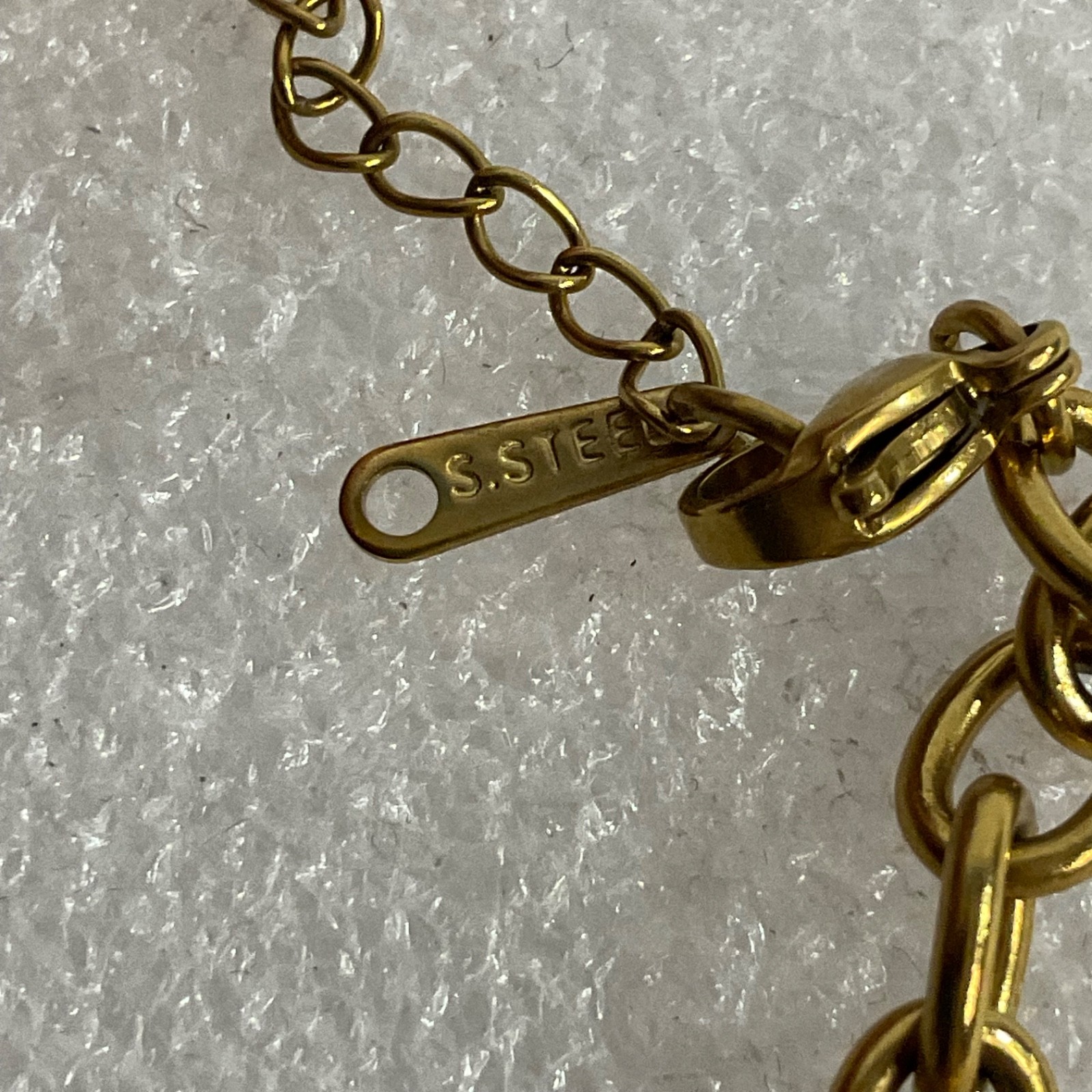 Nautical Themed Gold Tone Chain Bracelet Anklet 8.5 in Fashion Jewelry - Image 2