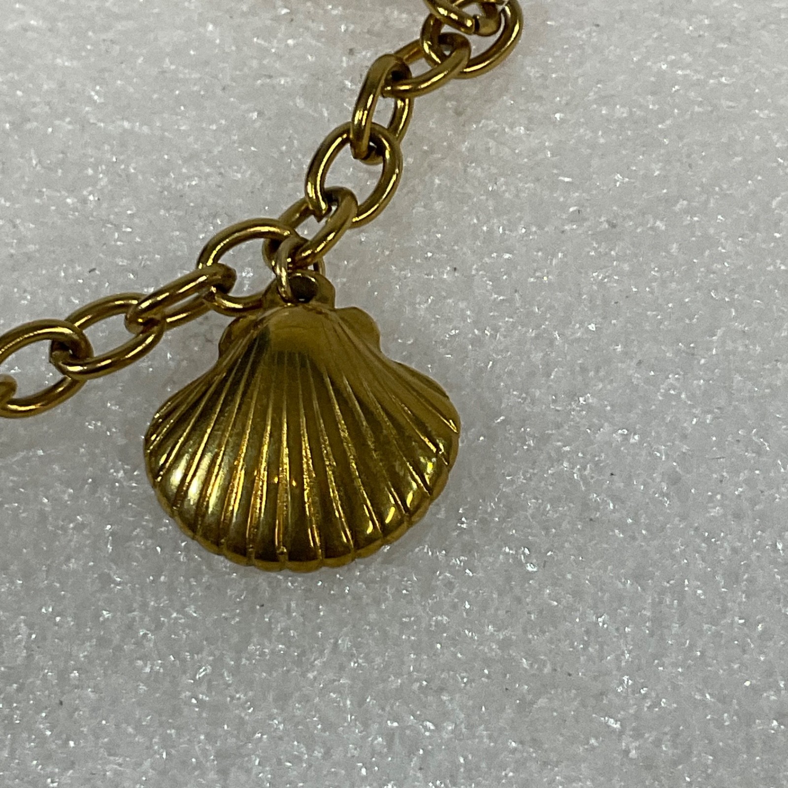 Nautical Themed Gold Tone Chain Bracelet Anklet 8.5 in Fashion Jewelry - Image 4