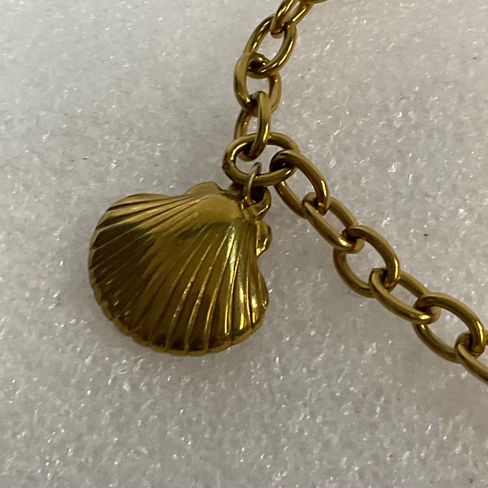 Nautical Themed Gold Tone Chain Bracelet Anklet 8.5 in Fashion Jewelry - Image 6