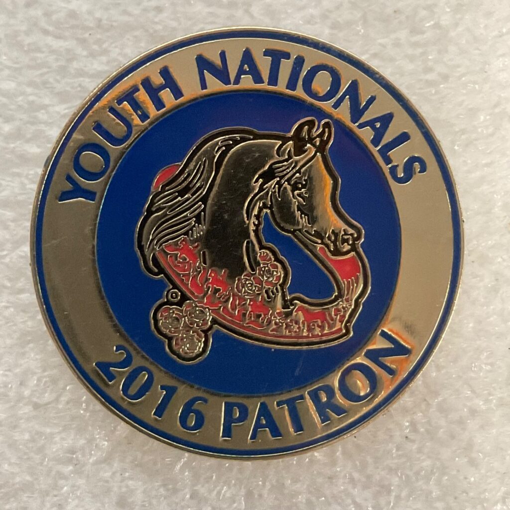 Youth Nationals 2016 Patron Horse Pin 1.25in WinCraft Equestrian Championship - Image 1