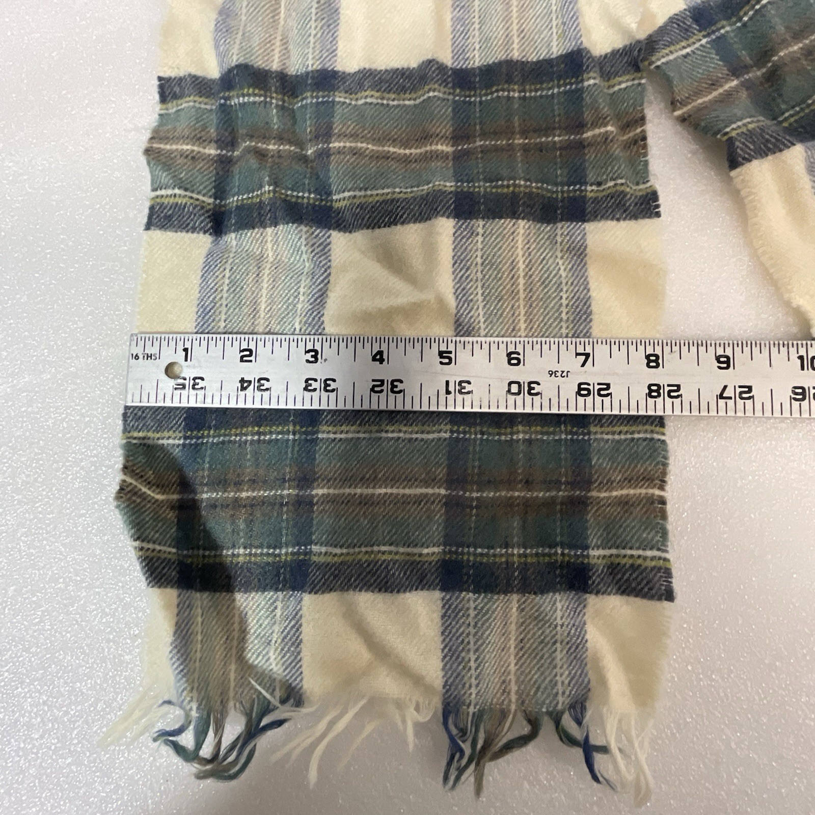 The Scotch House Hilltop Plaid Scarf 70% Cashmere 30%Wool Scarf 42”x8” - Image 15