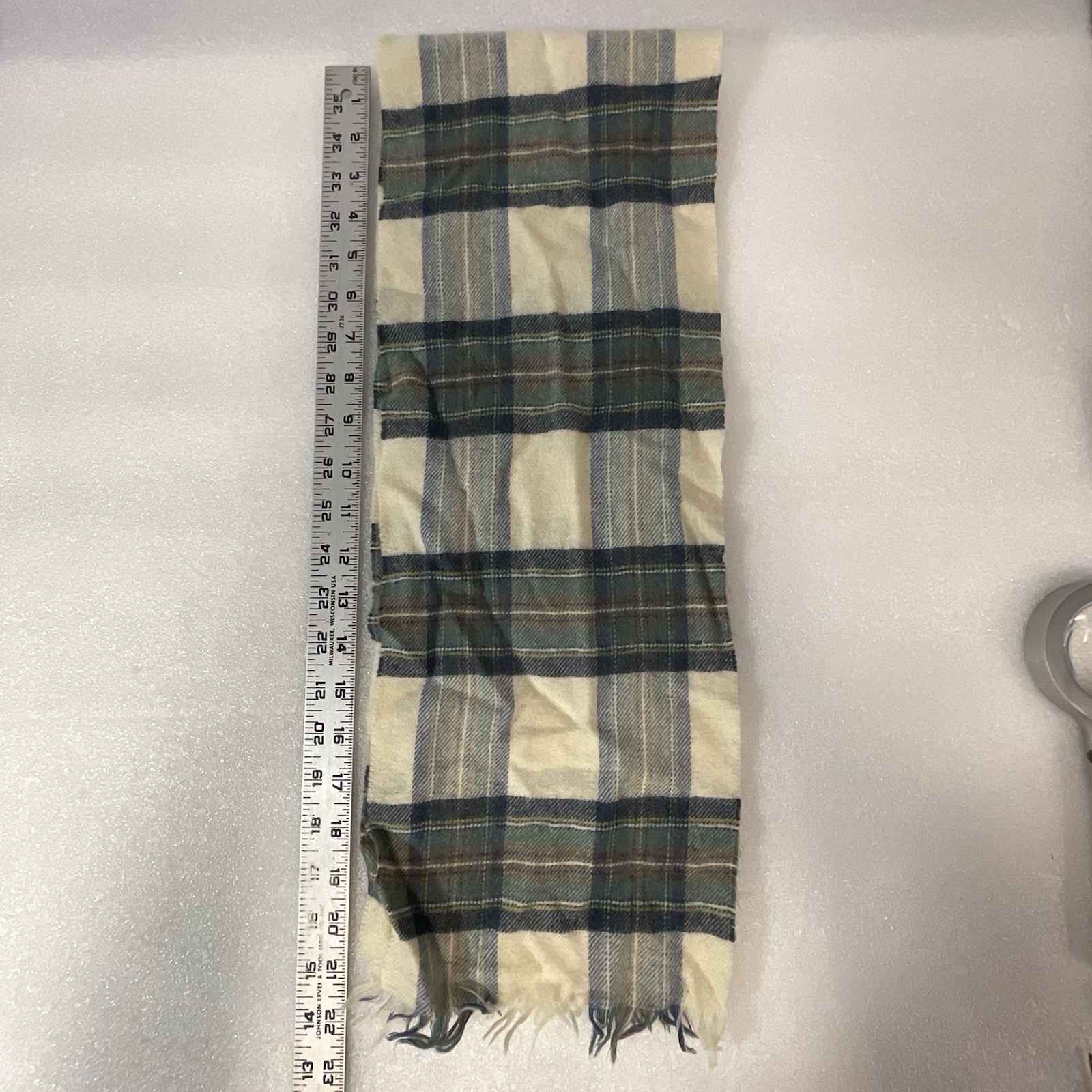 The Scotch House Hilltop Plaid Scarf 70% Cashmere 30%Wool Scarf 42”x8” - Image 14