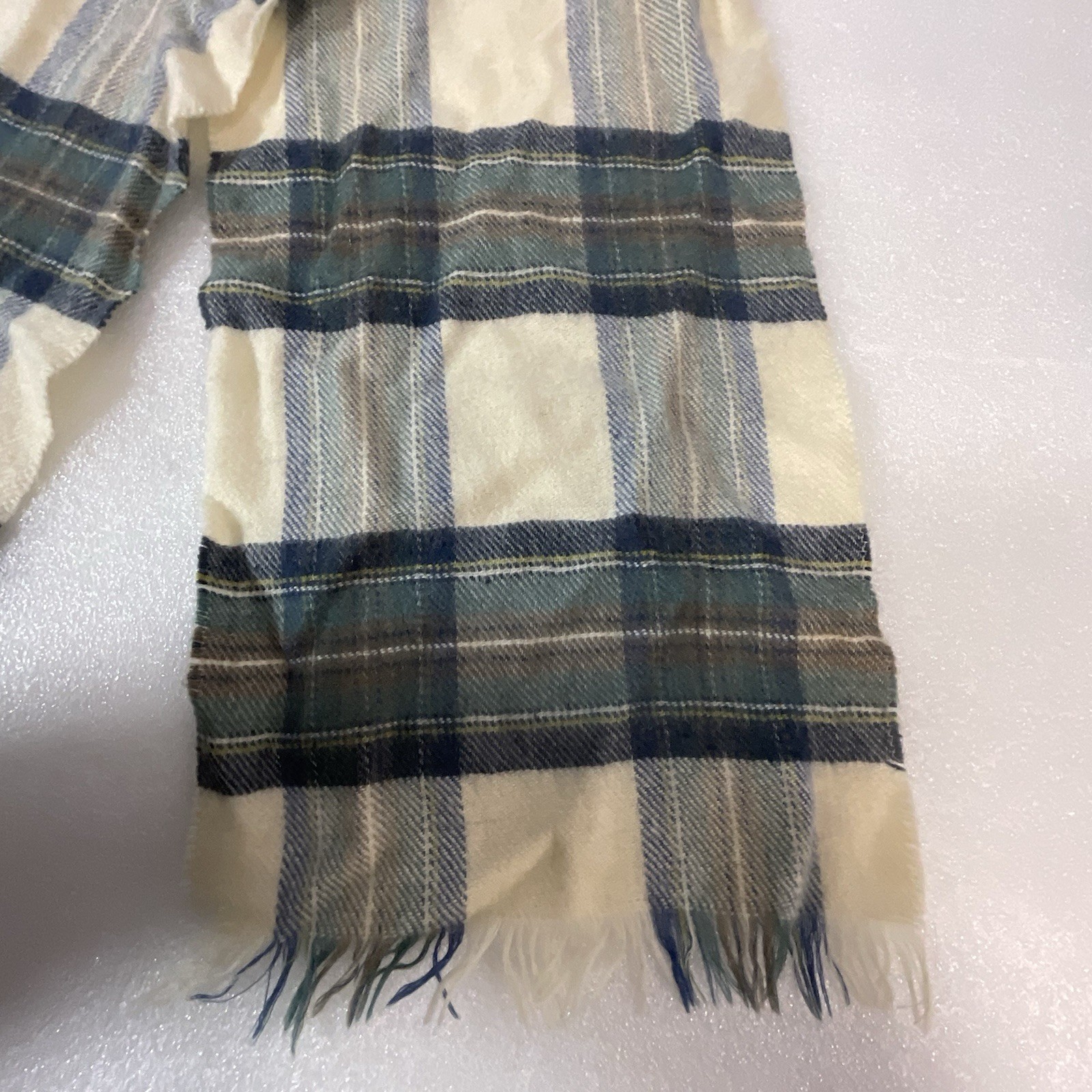 The Scotch House Hilltop Plaid Scarf 70% Cashmere 30%Wool Scarf 42”x8” - Image 16