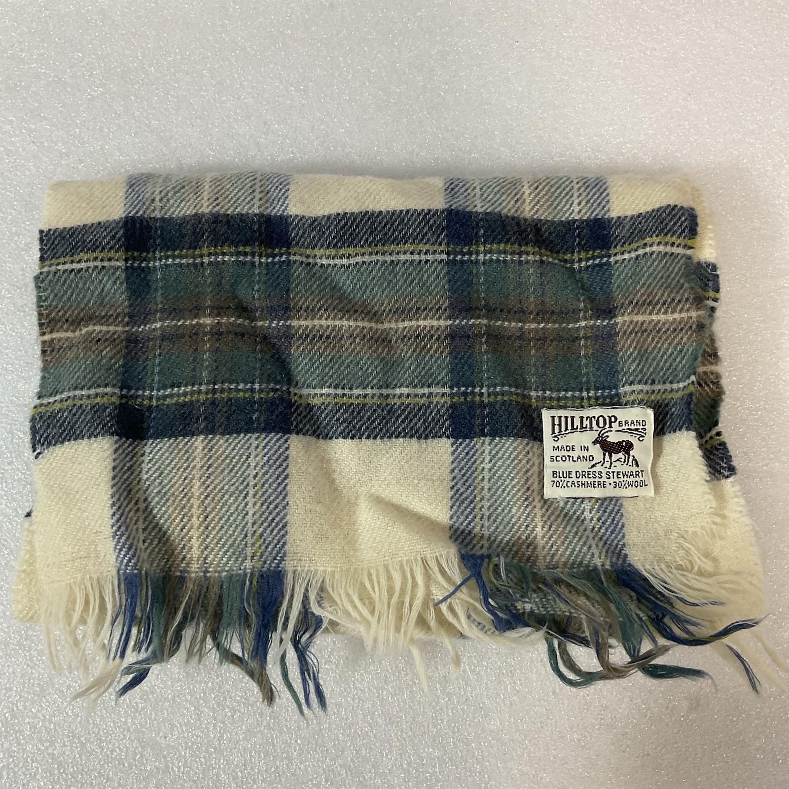 The Scotch House Hilltop Plaid Scarf 70% Cashmere 30%Wool Scarf 42”x8” - Image 13