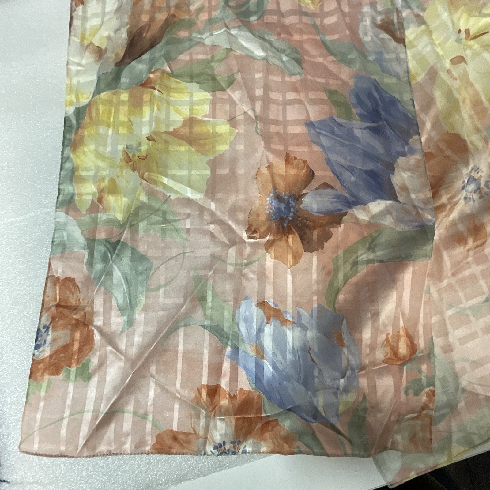 Multicolor Pastel Floral Scarf 8” Wide By 60” Long GnuFashion - Image 9