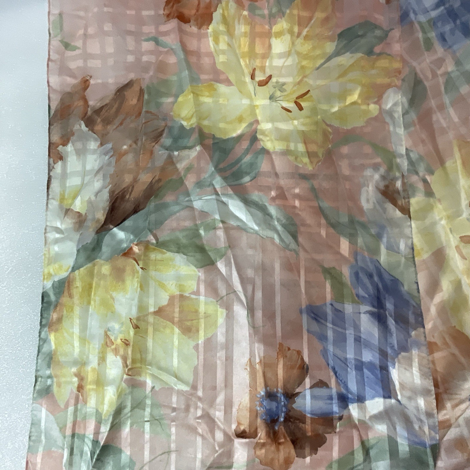 Multicolor Pastel Floral Scarf 8” Wide By 60” Long GnuFashion - Image 10