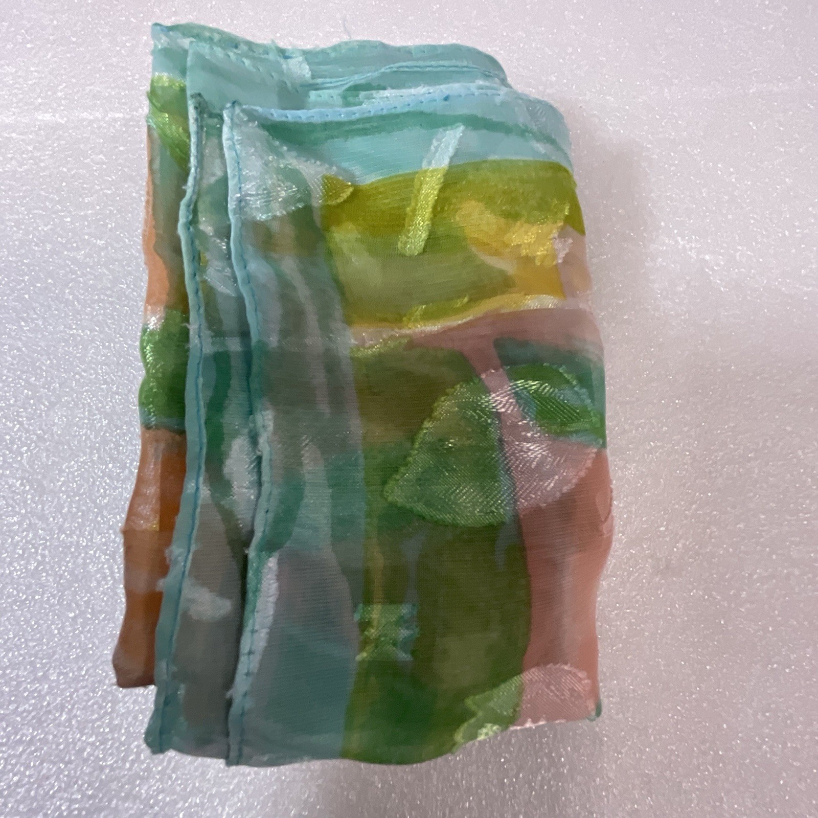 Multicolor Pastel Lightweight Scarf 8” Wide X 52” Long GnuFashion - Image 18