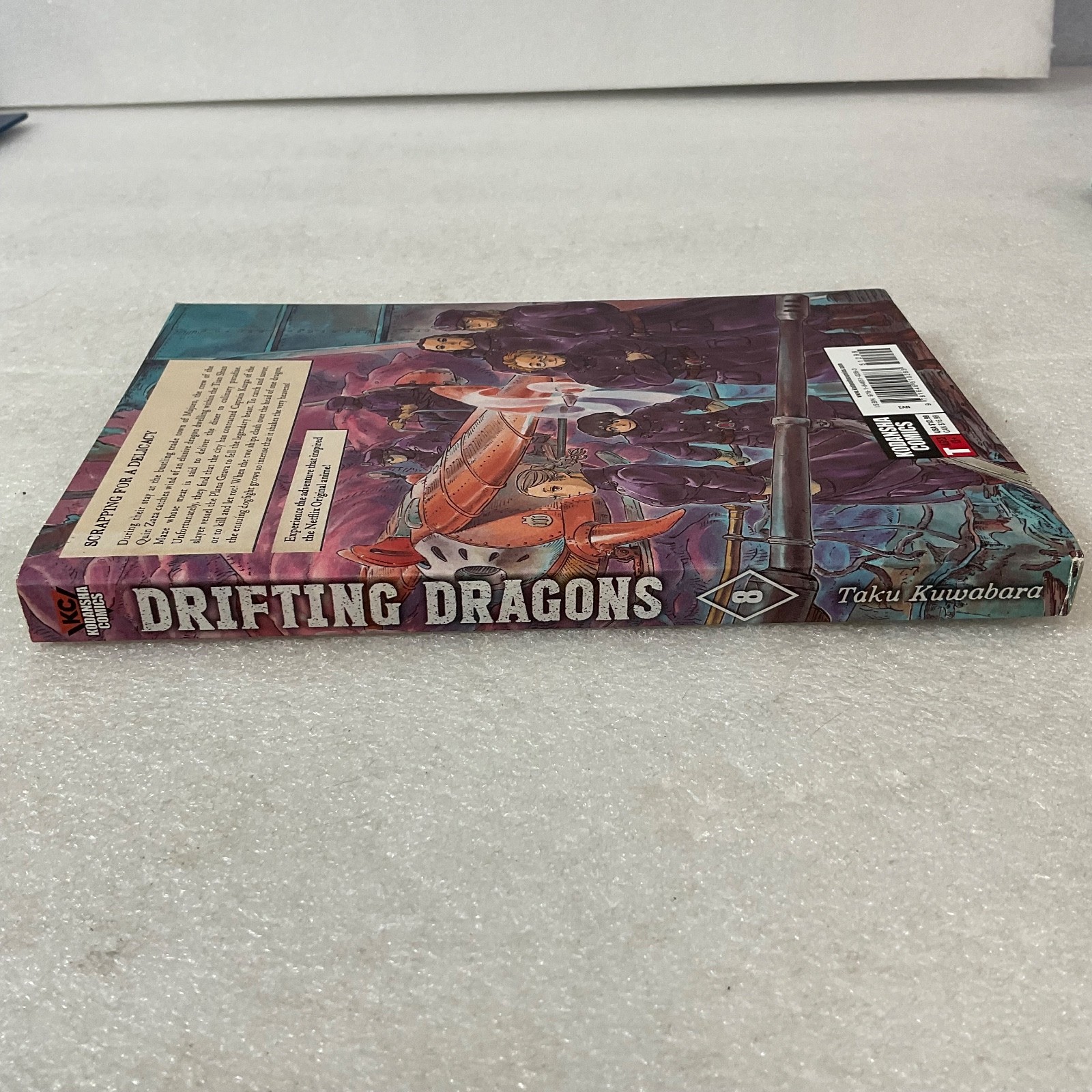 Drifting Dragons Vol 8 Manga by Taku Kuwabara (2021) Kodansha English Paperback - Image 3