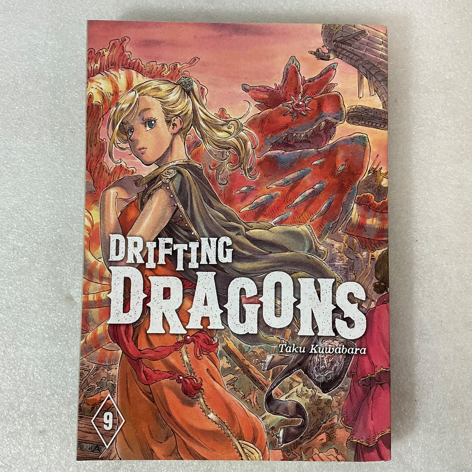 Drifting Dragons Vol 9 Manga by Taku Kuwabara Kodansha Comics 2021 Paperback - Image 1