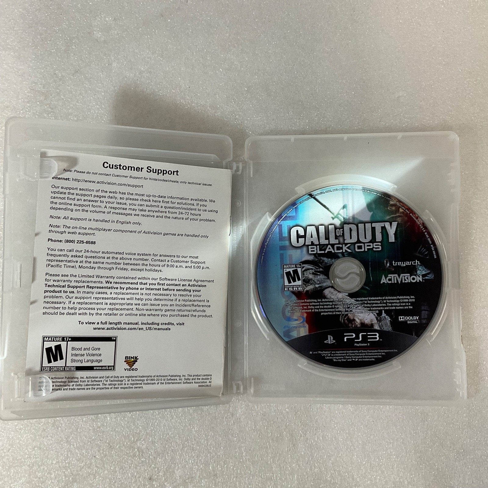 Call of Duty Black Ops PS3 Complete CIB Tested Activision Treyarch 2010 - Image 4