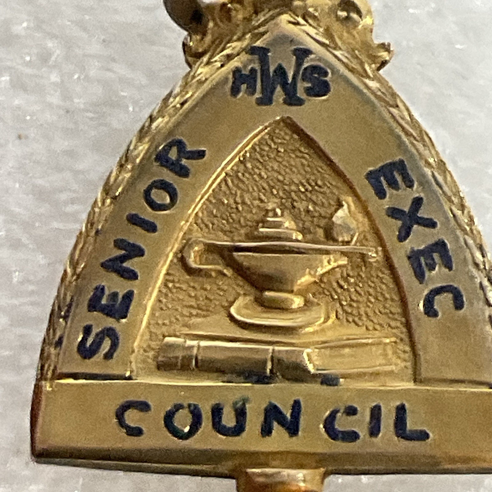 Pendant Wehawken High School New Jersey Senior Exec Council EB Pres Engraved - Image 8
