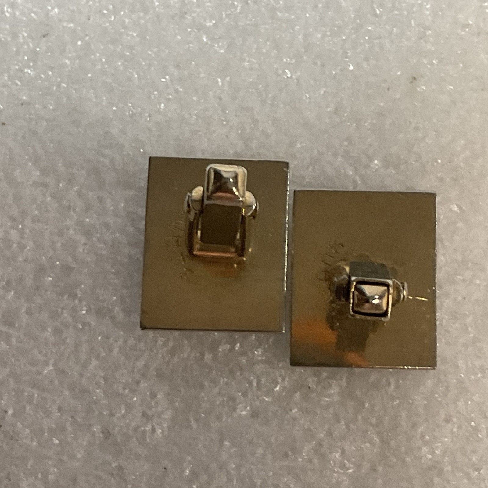 Swank Men Vintage Stamped Leather Feur De Lis Cuff Links Fashion Costume Jewelry - Image 6