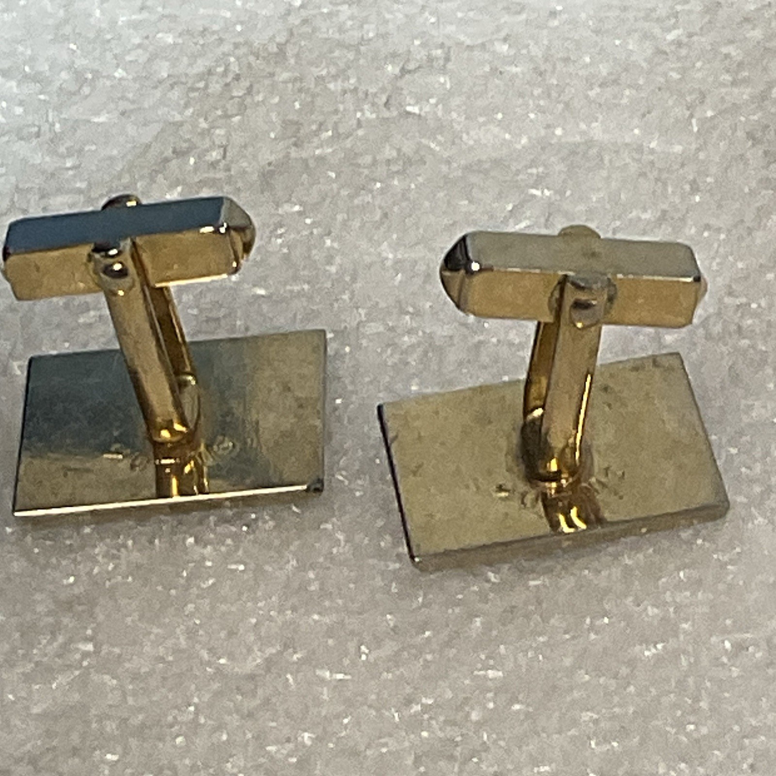 Swank Men Vintage Stamped Leather Feur De Lis Cuff Links Fashion Costume Jewelry - Image 10